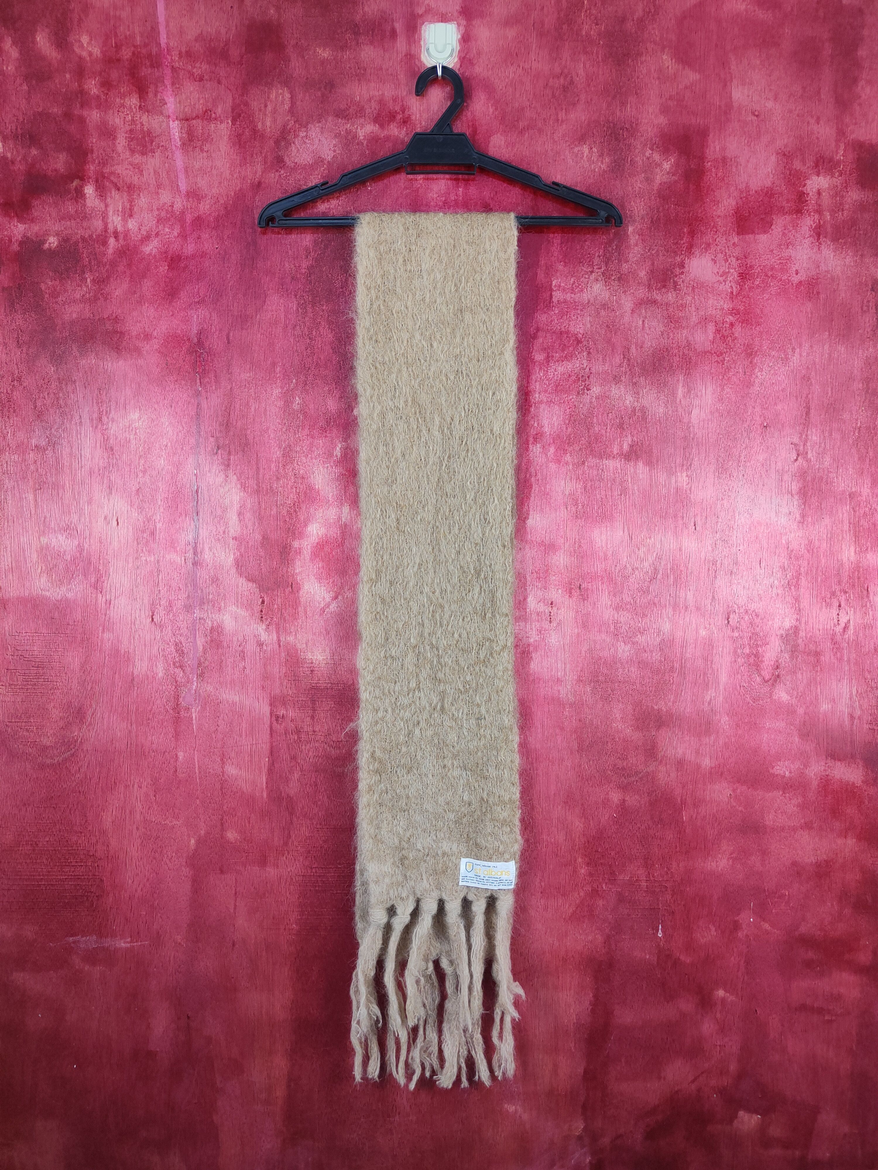 Designer St.albans Pure Mohair Pile Muffler Scarves #m39 Size ONE SIZE - 1 Thumbnail