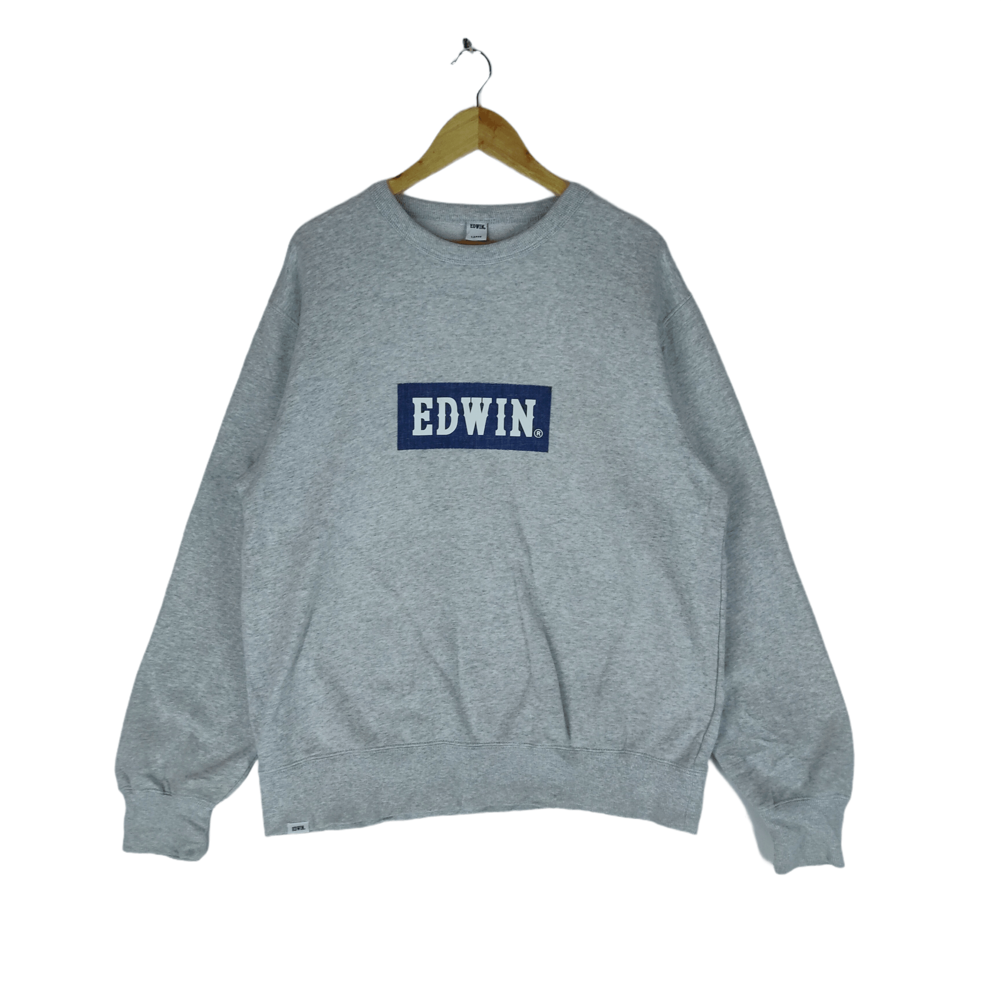 Edwin Vintage EDWIN SPELLOUT PATCHES Large Size Sweatshirt Size US L / EU 52-54 / 3 - 1 Thumbnail