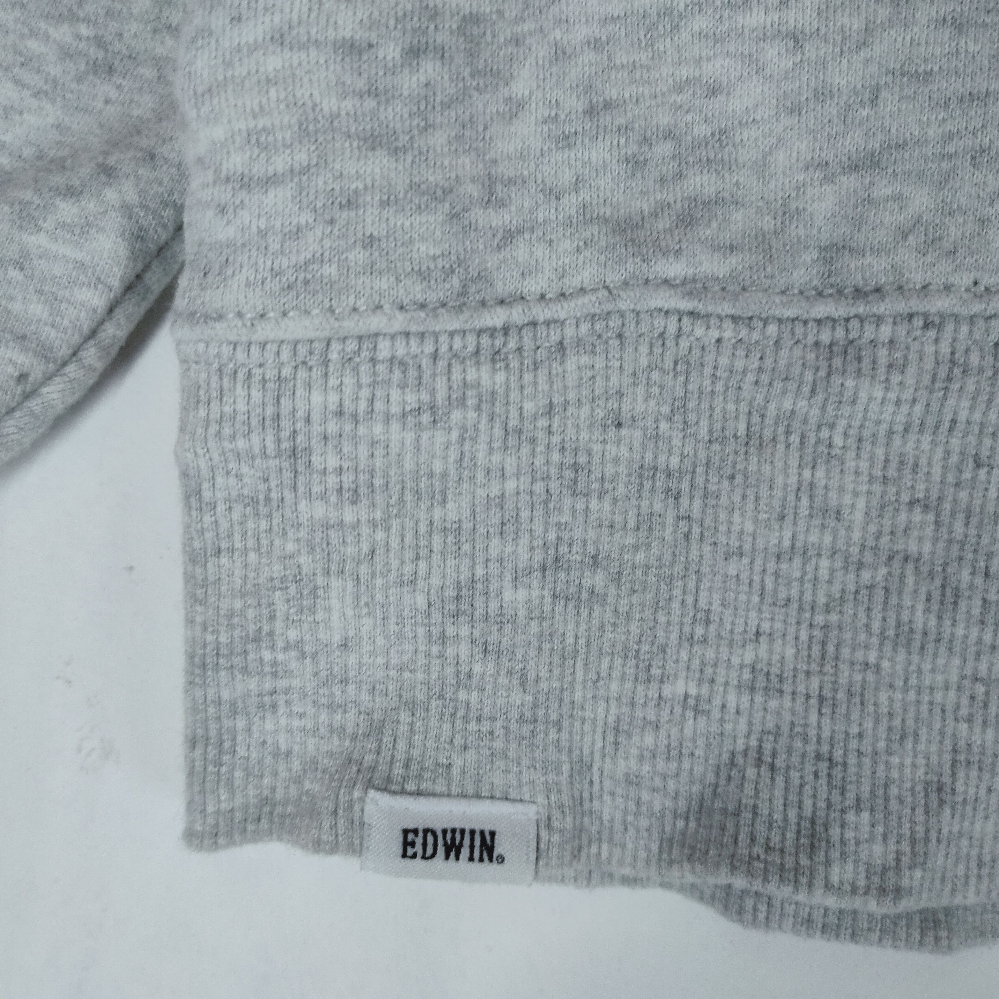Edwin Vintage EDWIN SPELLOUT PATCHES Large Size Sweatshirt Size US L / EU 52-54 / 3 - 3 Thumbnail