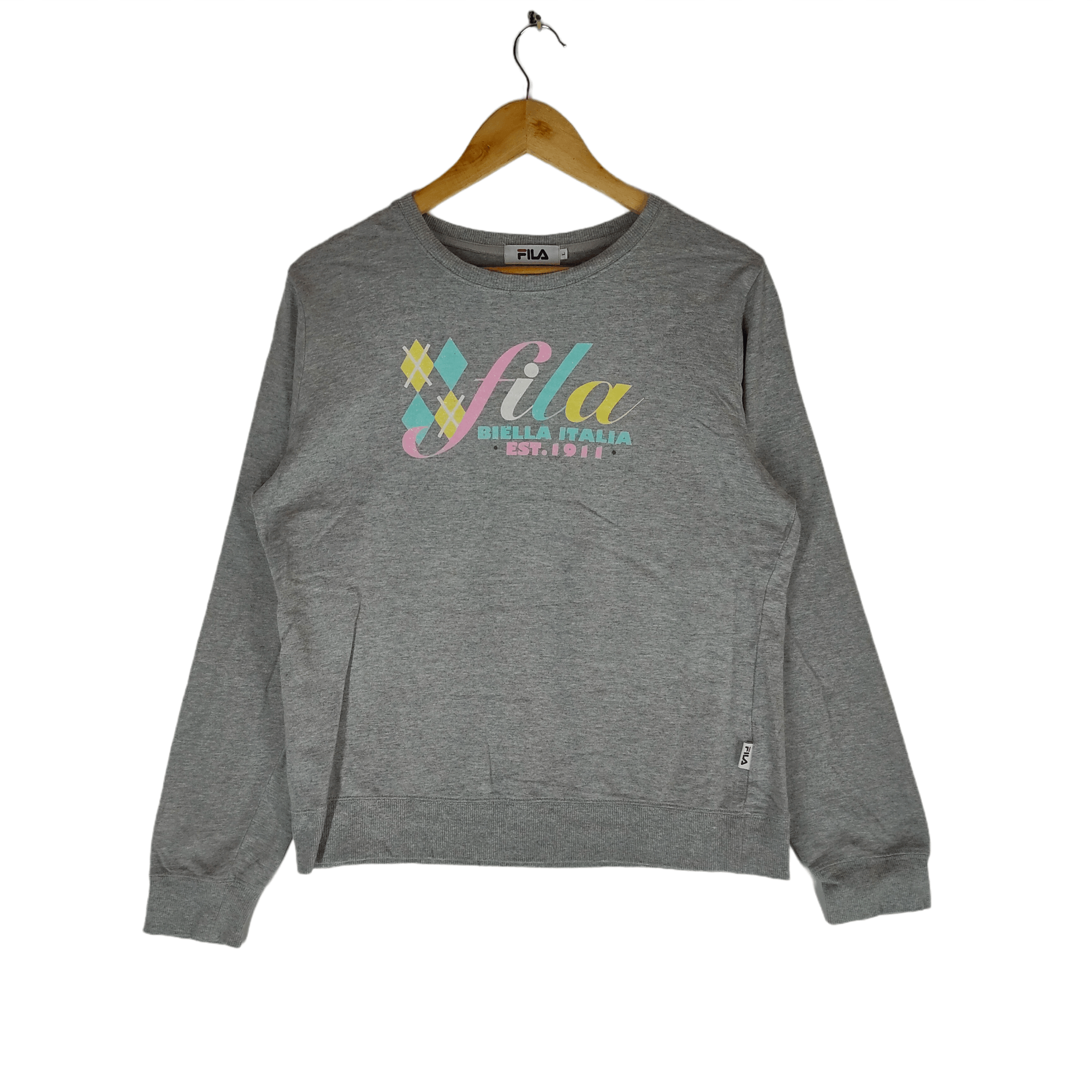Fila FILA BIELLA ITALIA Blink Spellout Baggy Fit M Sweatshirt Size US M / EU 48-50 / 2 - 1 Thumbnail