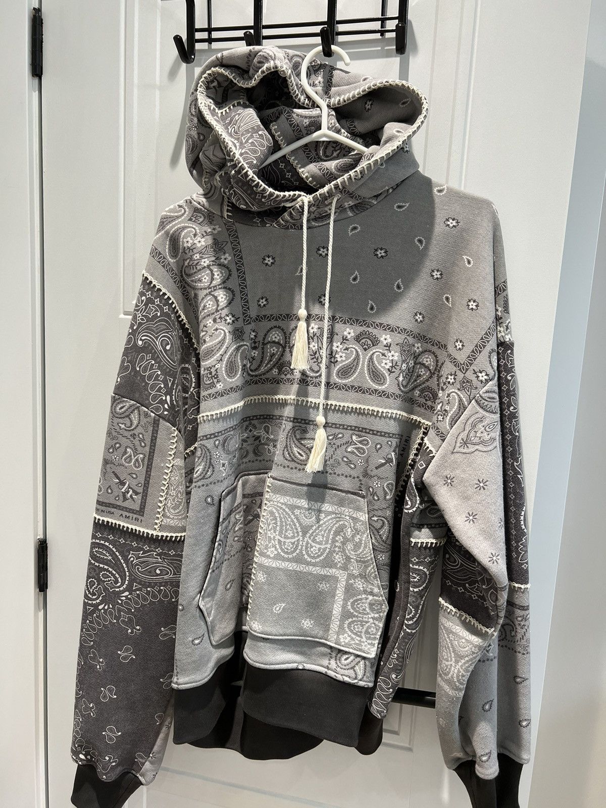 Amiri Bandana Hoodie | Grailed