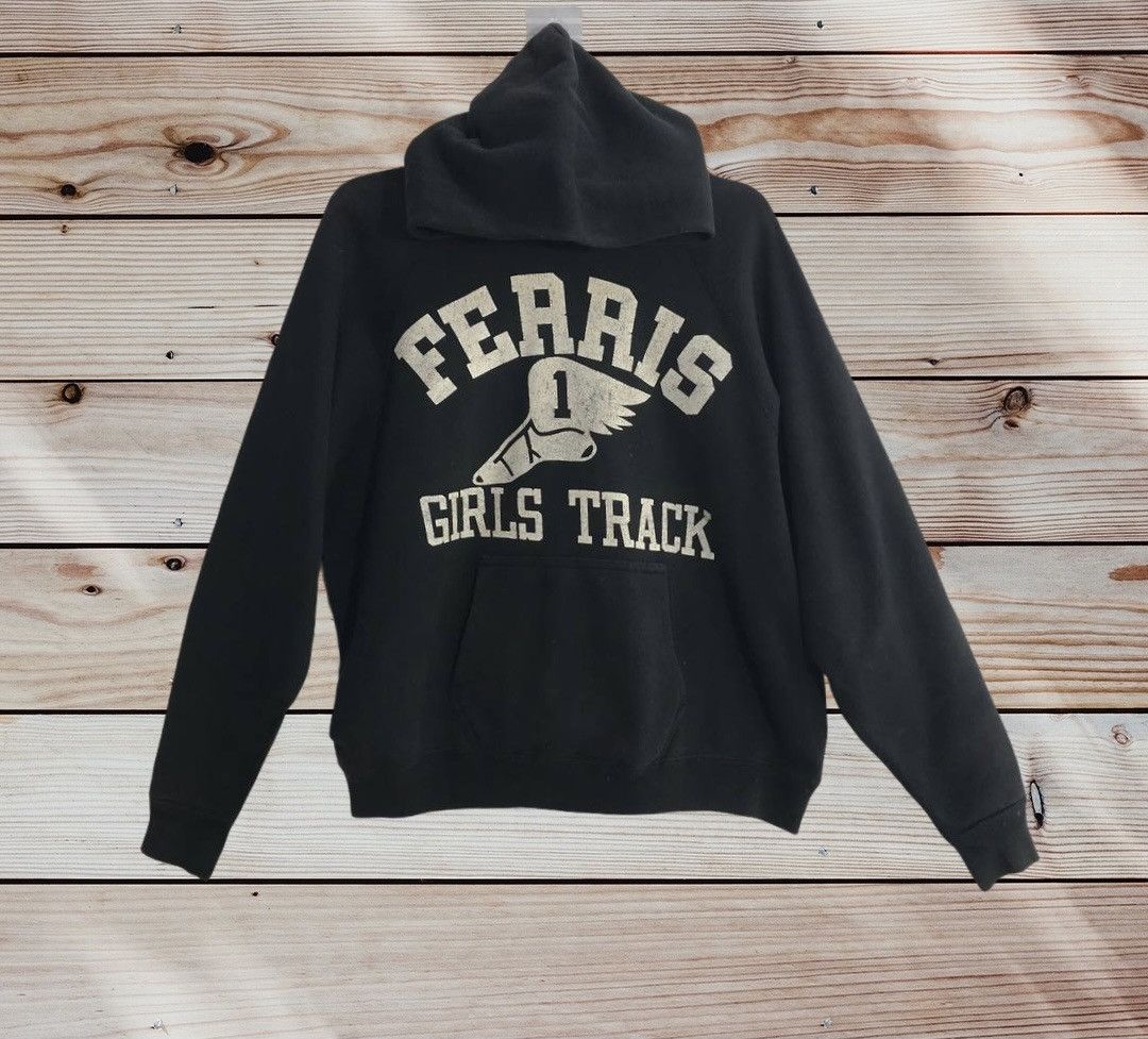 Tultex Vintage Ferris Girl Track Wing Hoodies Size US M / EU 48-50 / 2 - 1 Thumbnail
