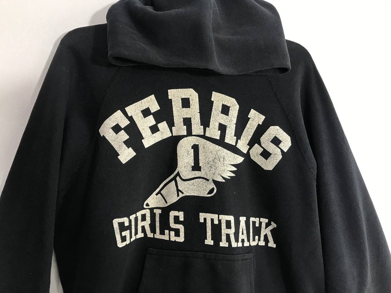 Tultex Vintage Ferris Girl Track Wing Hoodies Size US M / EU 48-50 / 2 - 5 Thumbnail