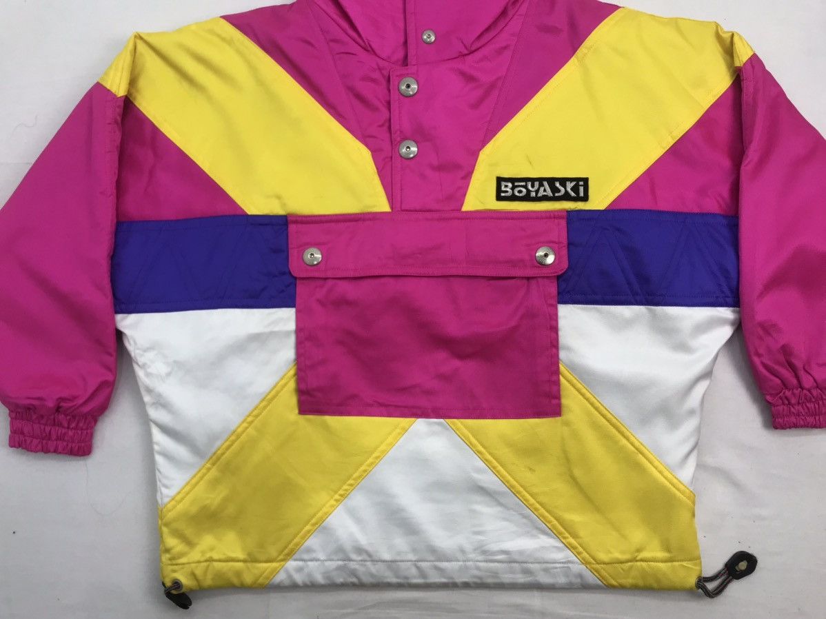 Japanese Brand Boya sports multicolour ski jacket Size US S / EU 44-46 / 1 - 3 Thumbnail