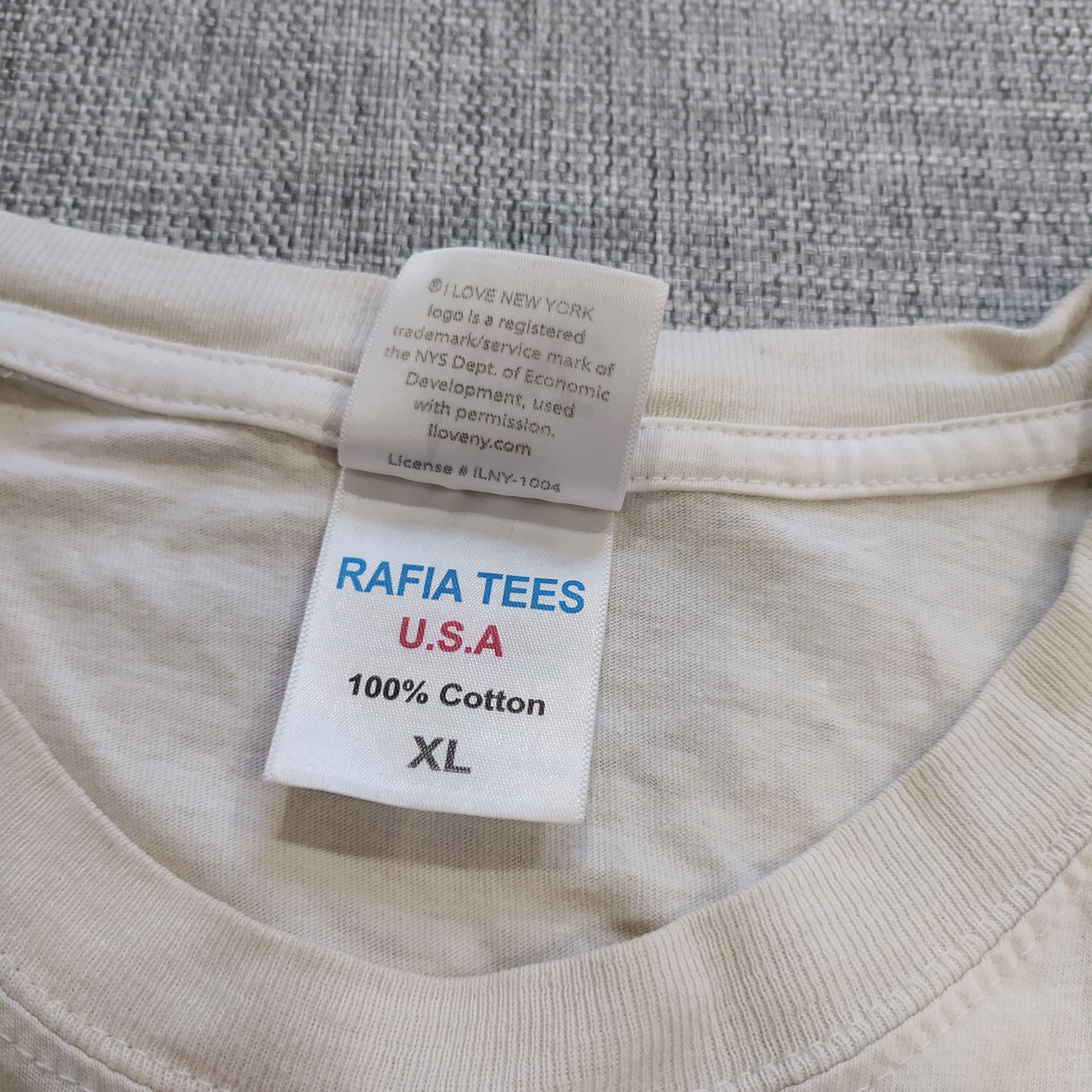 I Love NY × Vintage Vintage 90s I Love New York NY Made in USA Tee Size US XL / EU 56 / 4 - 6 Thumbnail