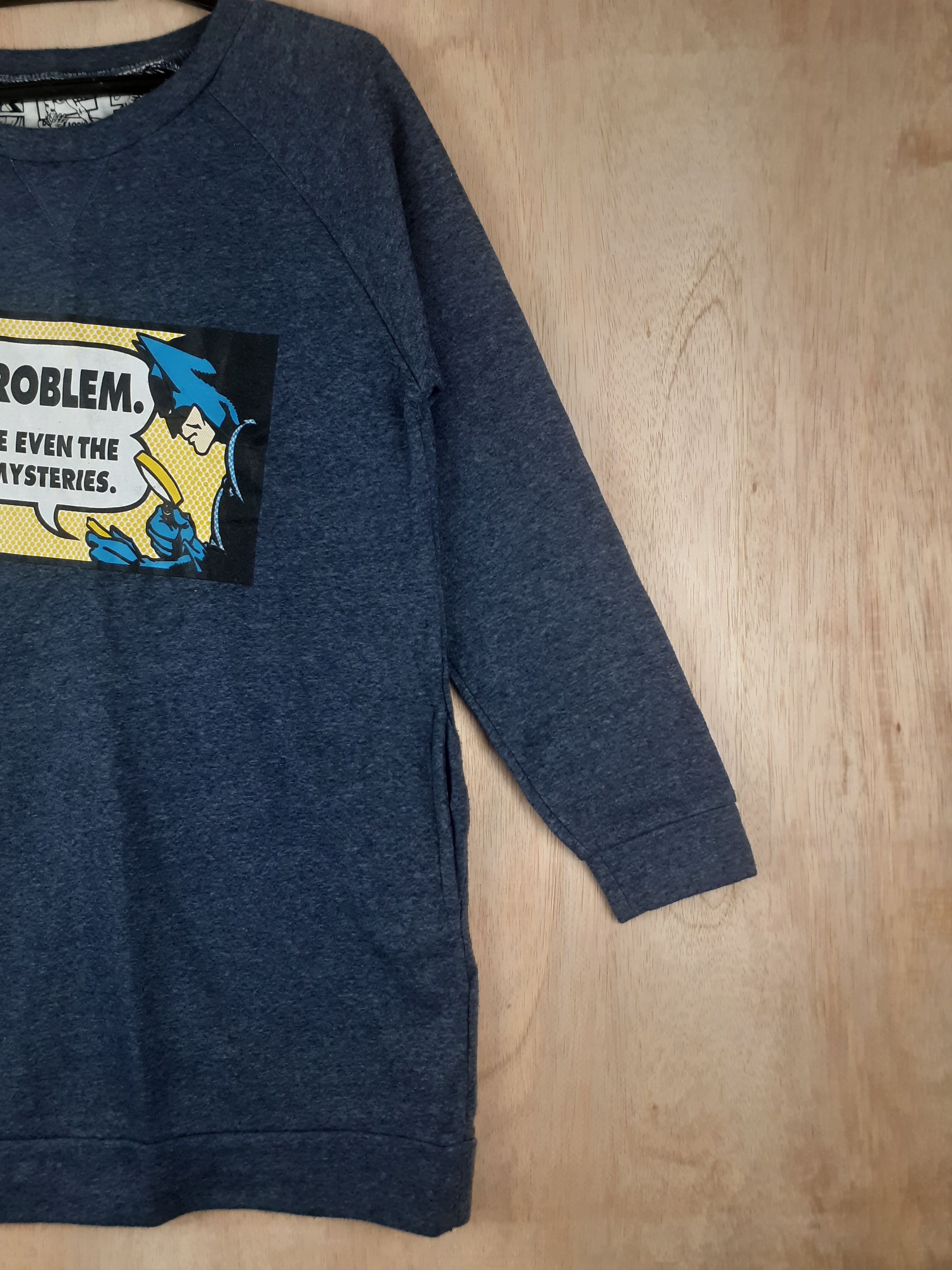 DC Comics Batman vintage gray sweatshirt #2792 Size M / US 6-8 / IT 42-44 - 7 Thumbnail
