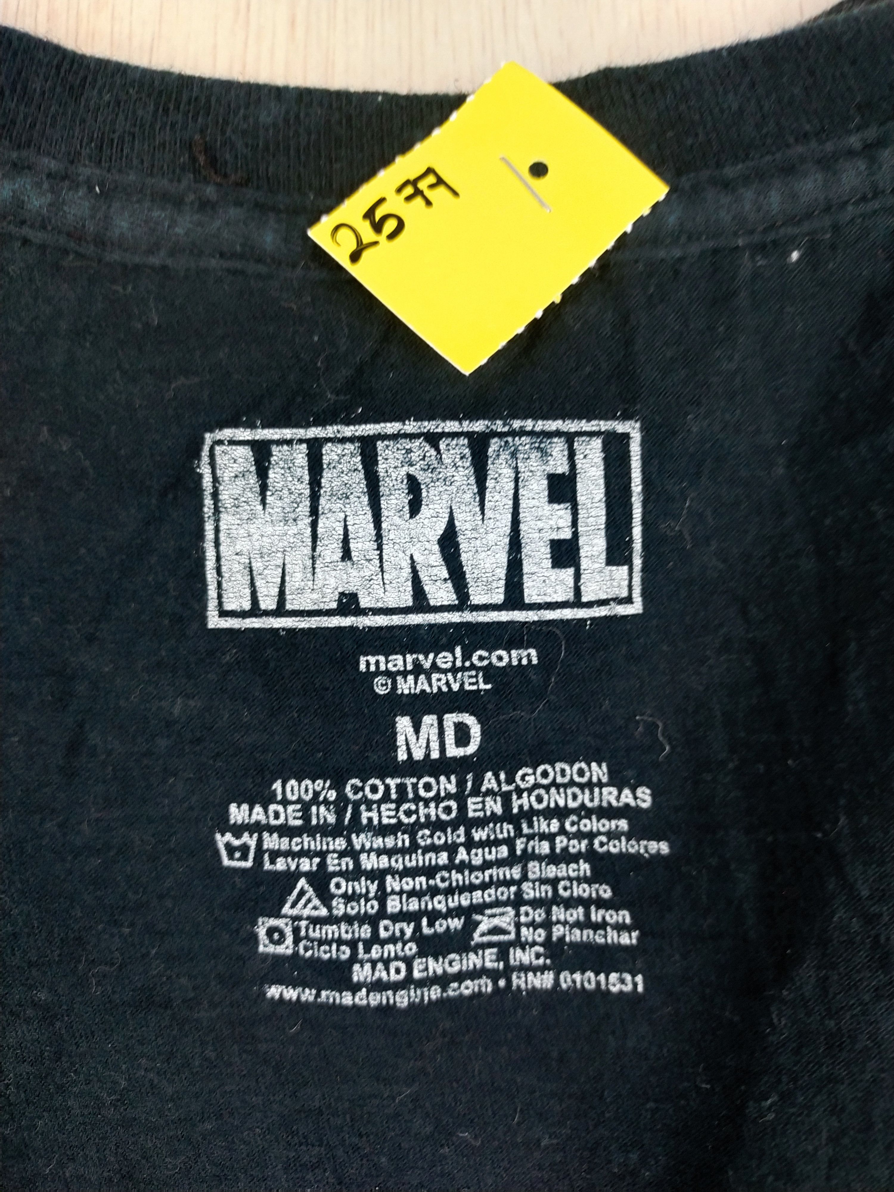Marvel Comics DL Marvel Deadpool black Tshirt #2577 Size US M / EU 48-50 / 2 - 12 Thumbnail
