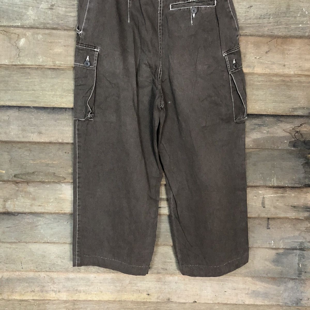Japanese Brand × Vintage Japanese Brand utility streetwear Brown Pants #3406 Size US 26 / EU 42 - 13 Thumbnail