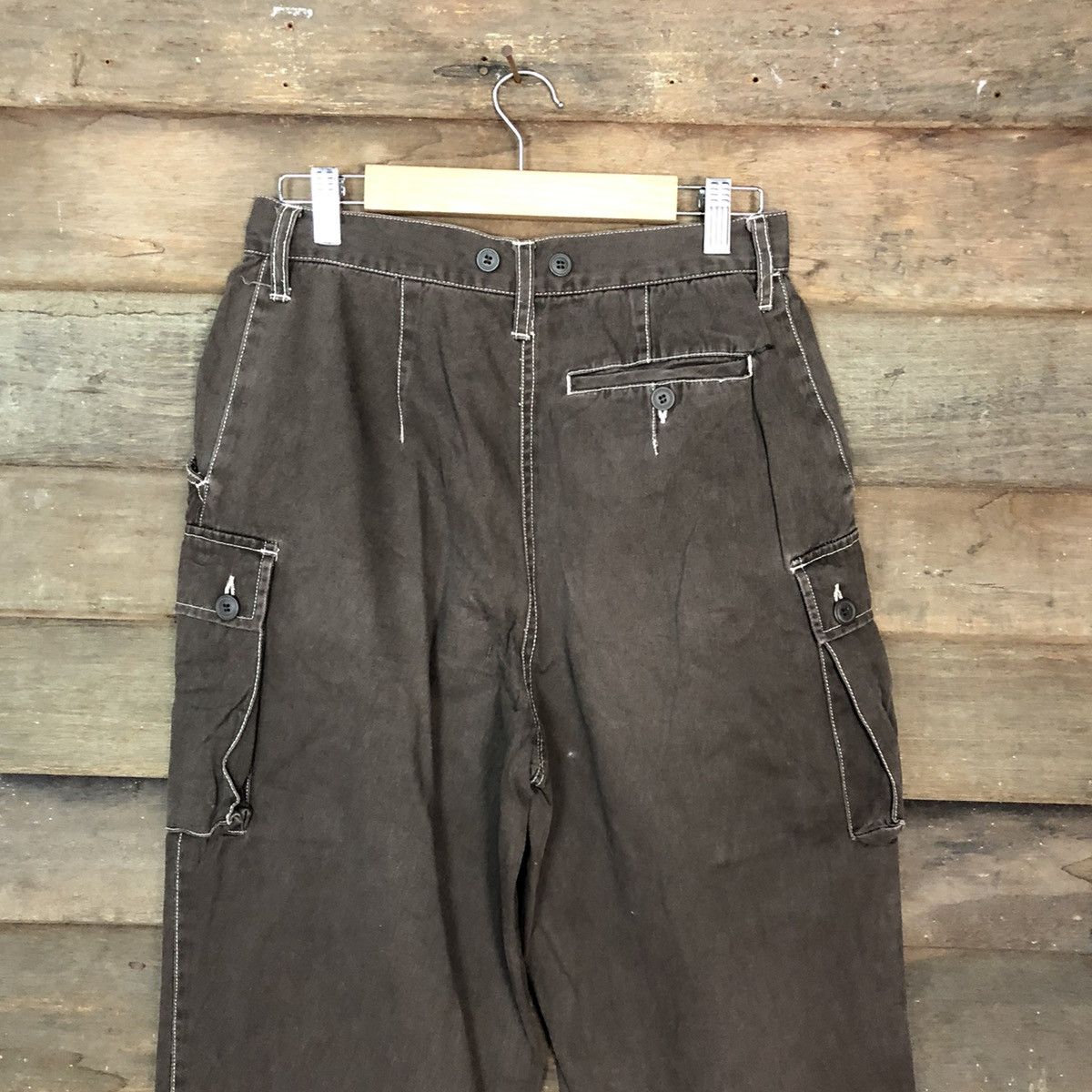 Japanese Brand × Vintage Japanese Brand utility streetwear Brown Pants #3406 Size US 26 / EU 42 - 12 Thumbnail