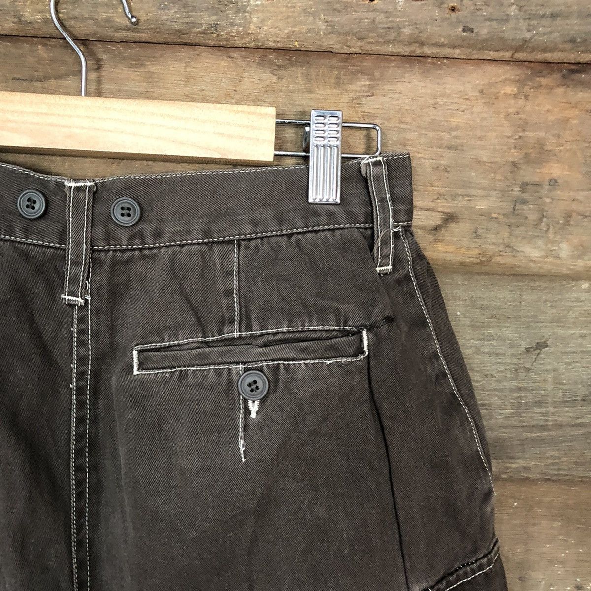 Japanese Brand × Vintage Japanese Brand utility streetwear Brown Pants #3406 Size US 26 / EU 42 - 14 Thumbnail