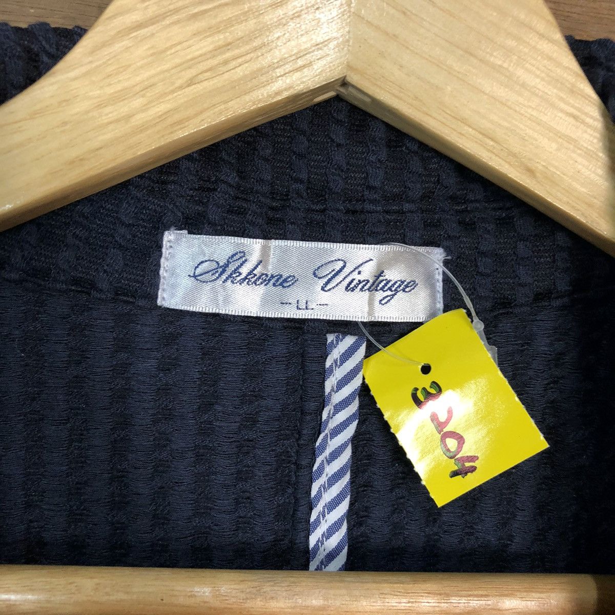 Japanese Brand Skkone Vintage Blue cardigan jacket #3204 Size US M / EU 48-50 / 2 - 6 Thumbnail