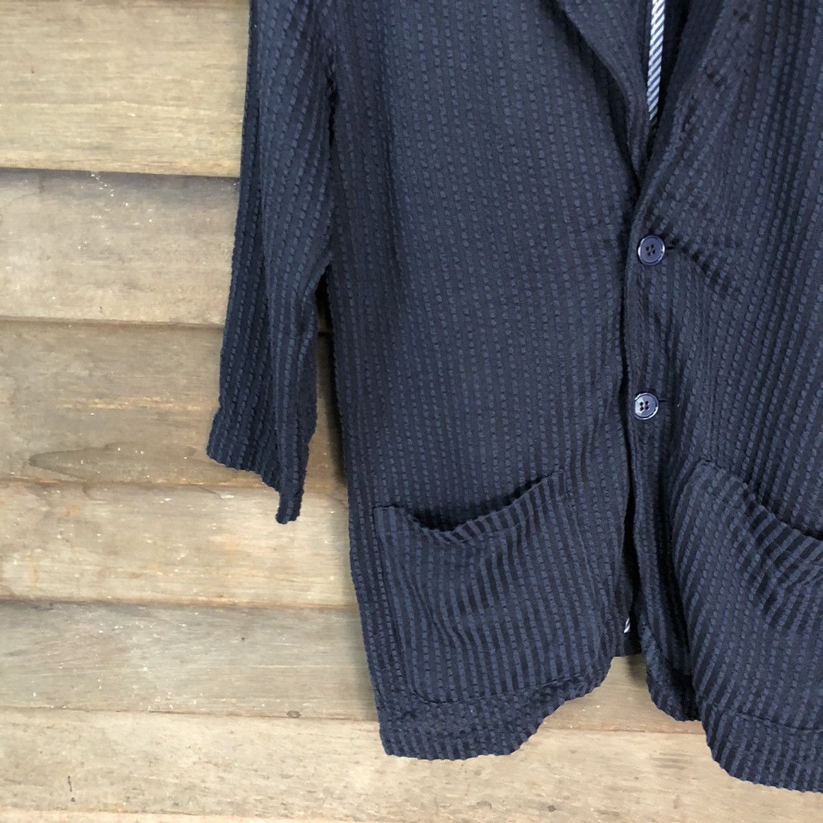 Japanese Brand Skkone Vintage Blue cardigan jacket #3204 Size US M / EU 48-50 / 2 - 4 Thumbnail