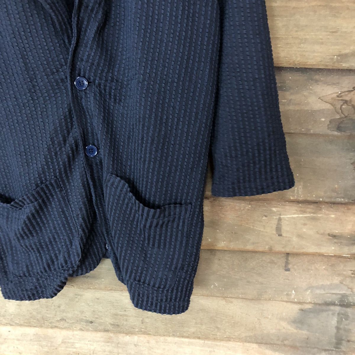 Japanese Brand Skkone Vintage Blue cardigan jacket #3204 Size US M / EU 48-50 / 2 - 5 Thumbnail