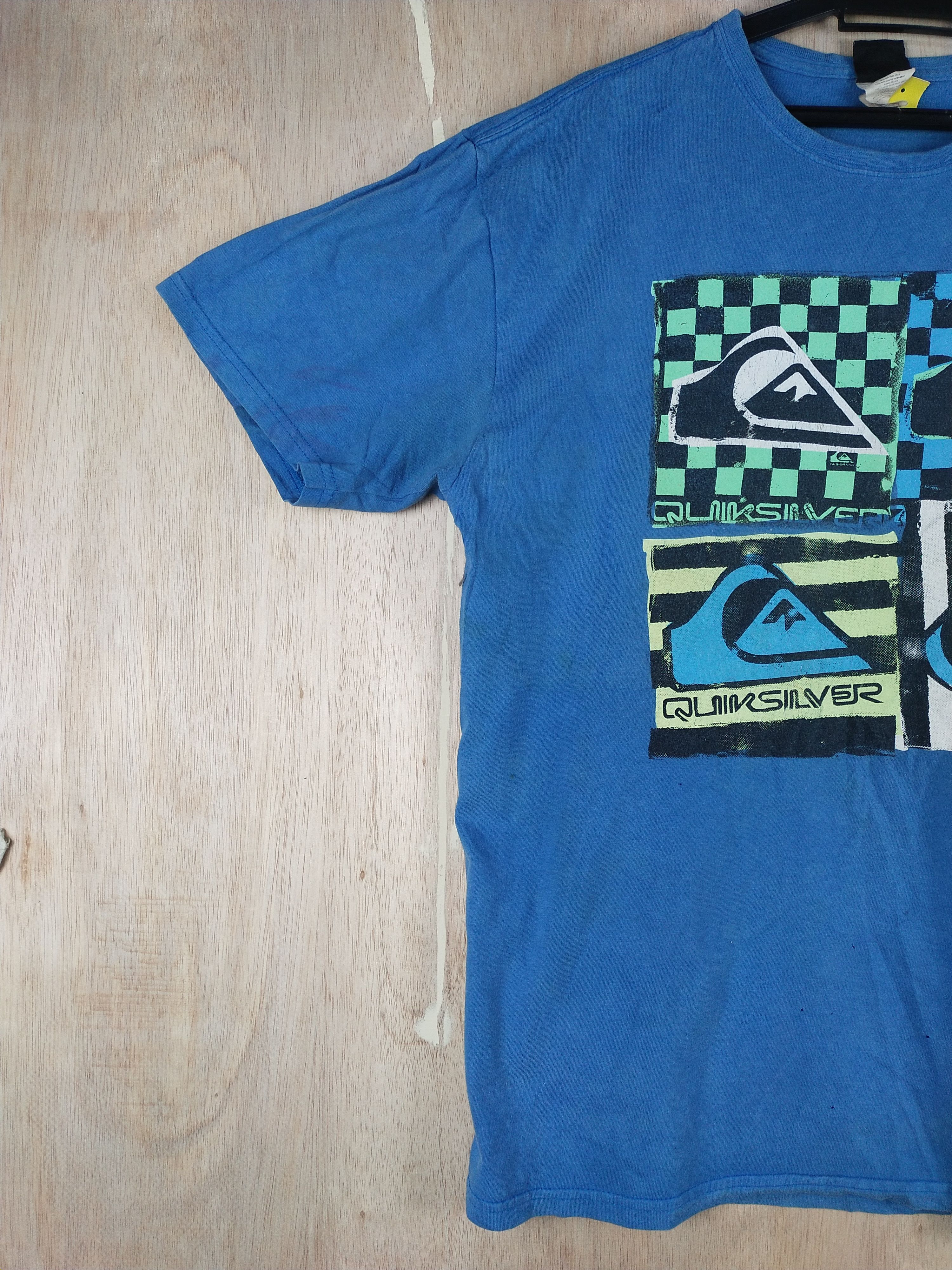 Quiksilver DL Quiksilver blue Tshirt #2543 Size US L / EU 52-54 / 3 - 3 Thumbnail