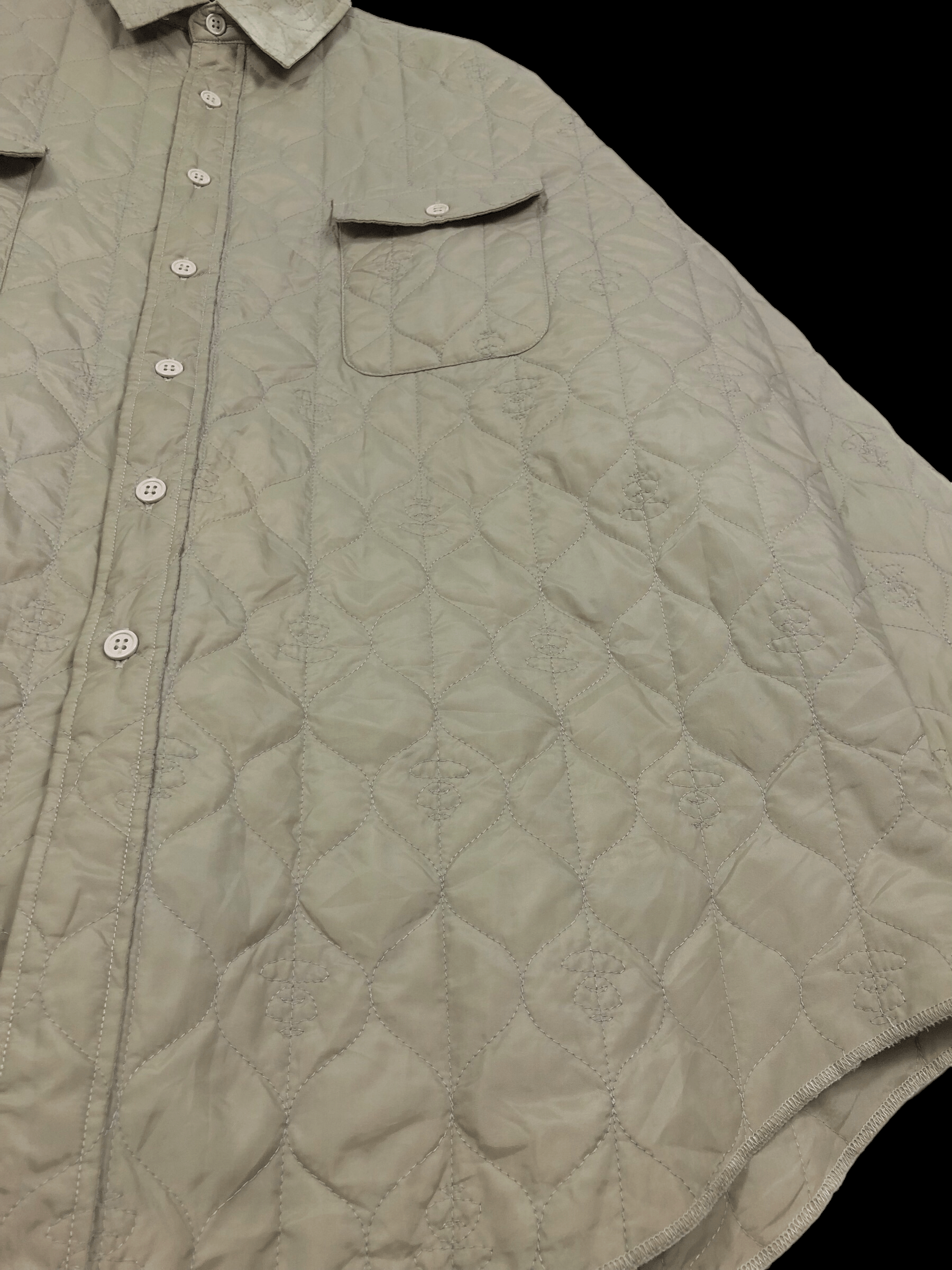 Bape MONOGRAM QUILTED SHIRT JACKET Size US XL / EU 56 / 4 - 4 Thumbnail