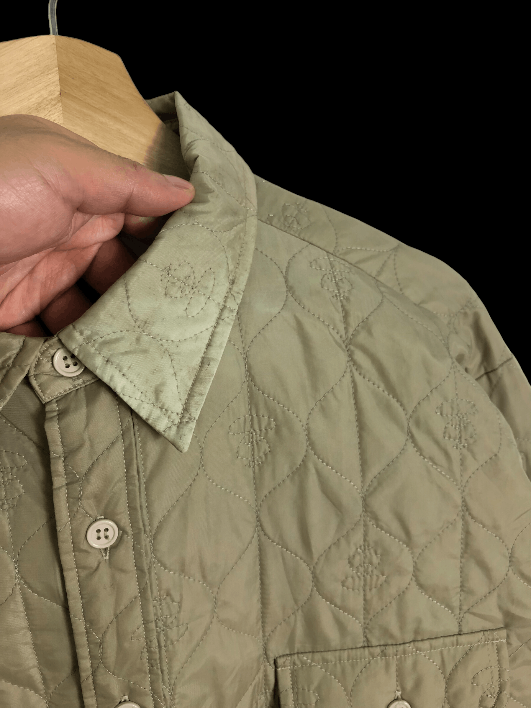 Bape MONOGRAM QUILTED SHIRT JACKET Size US XL / EU 56 / 4 - 7 Thumbnail