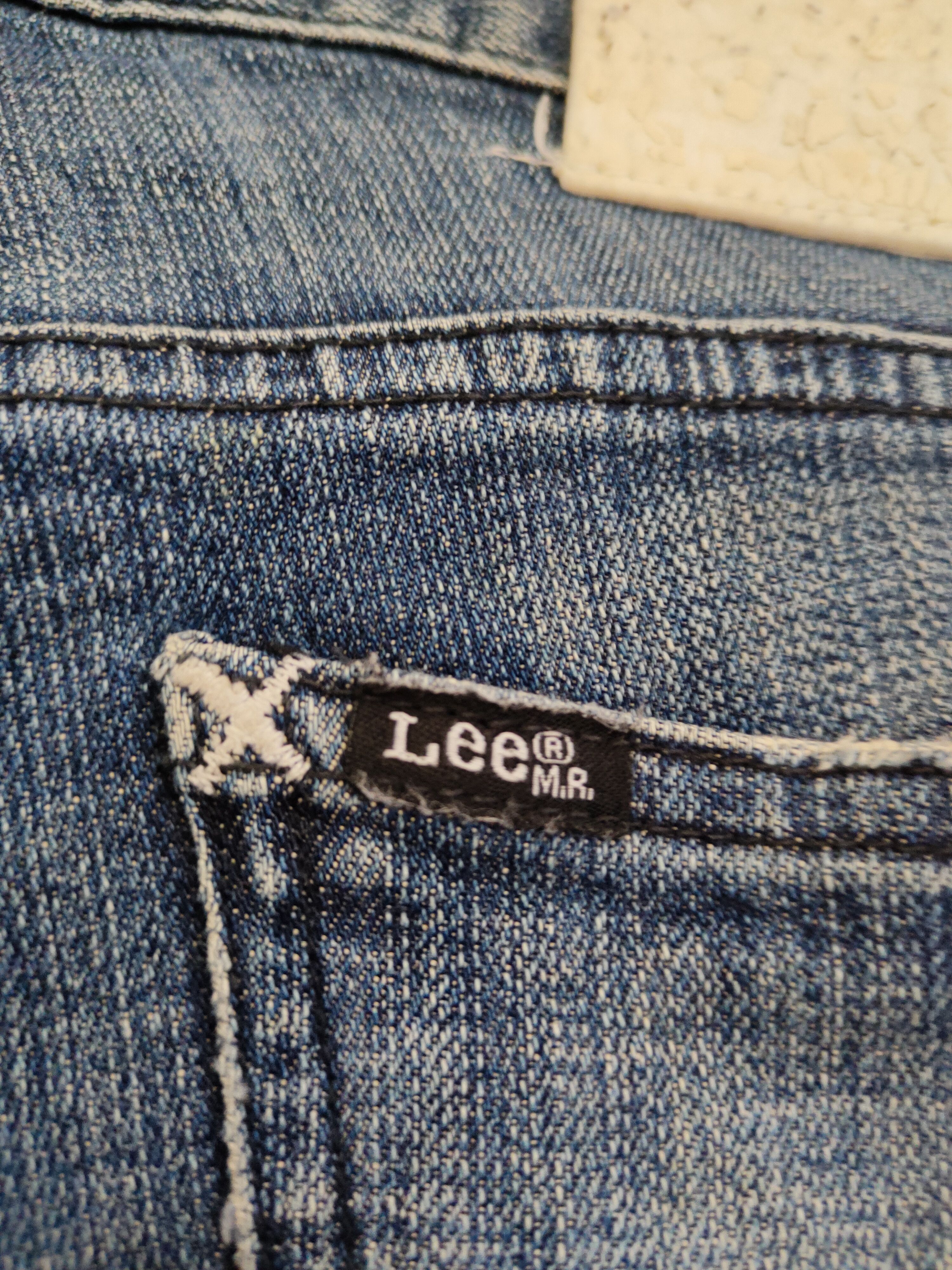 Lee × Vintage Lee Blue faded Denim Distressed vintage jeans Denim #5966 Size US 31 - 14 Thumbnail