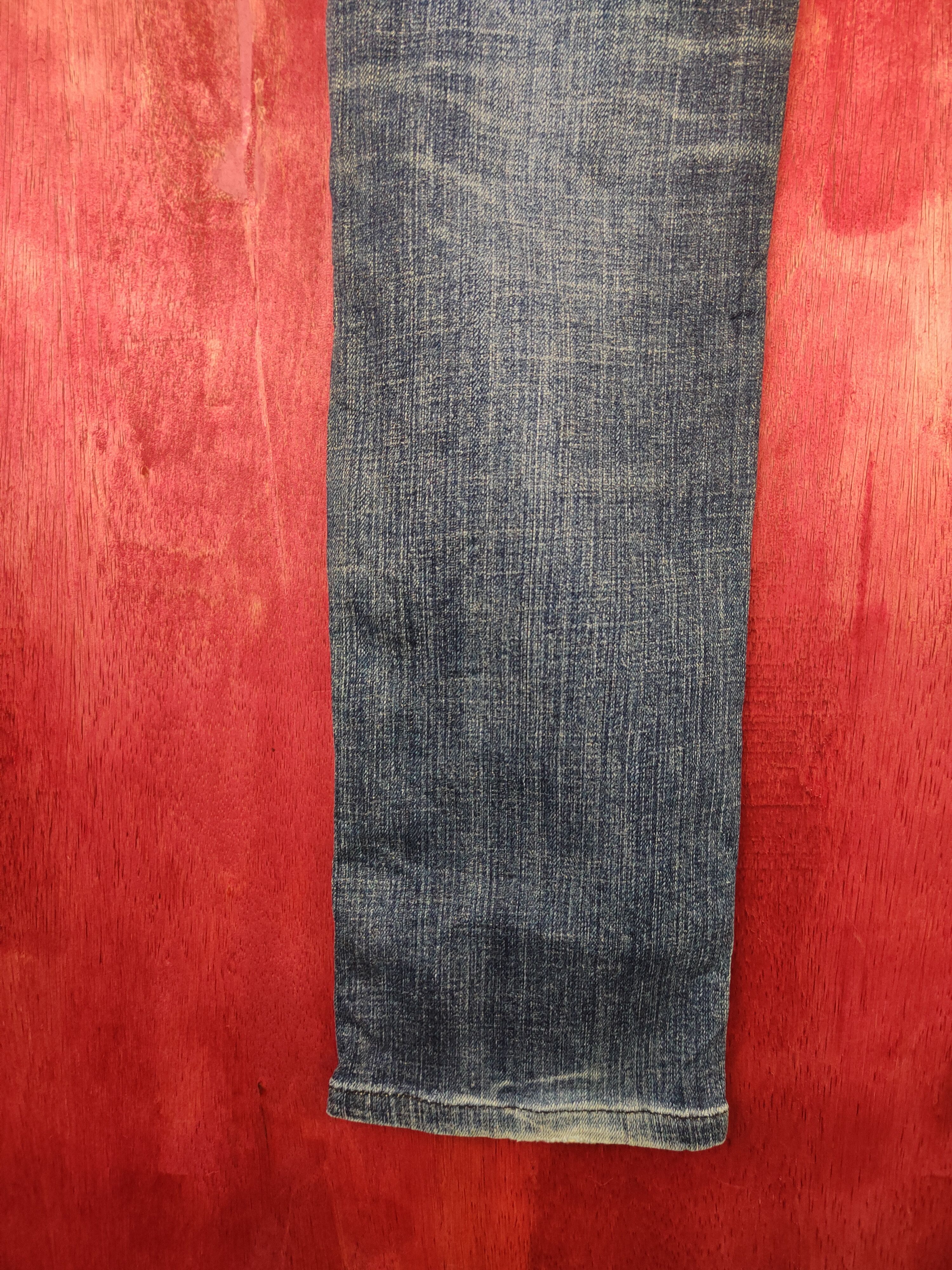 Lee × Vintage Lee Blue faded Denim Distressed vintage jeans Denim #5966 Size US 31 - 9 Thumbnail