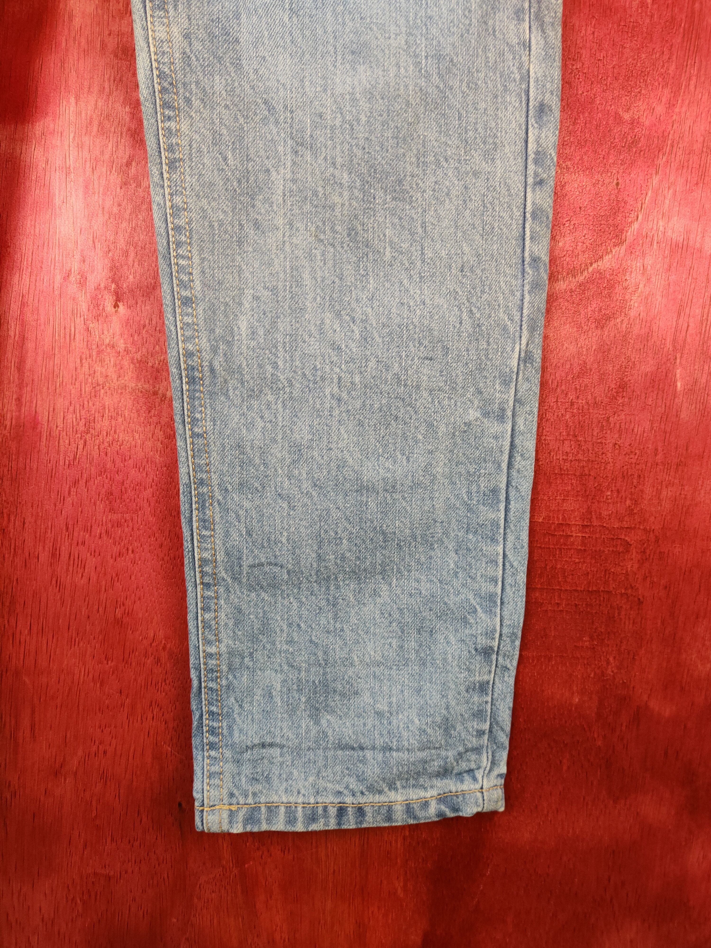 Japanese Brand Colza Blue Denim Distressed Denim #5965 Size 30" / US 8 / IT 44 - 6 Thumbnail