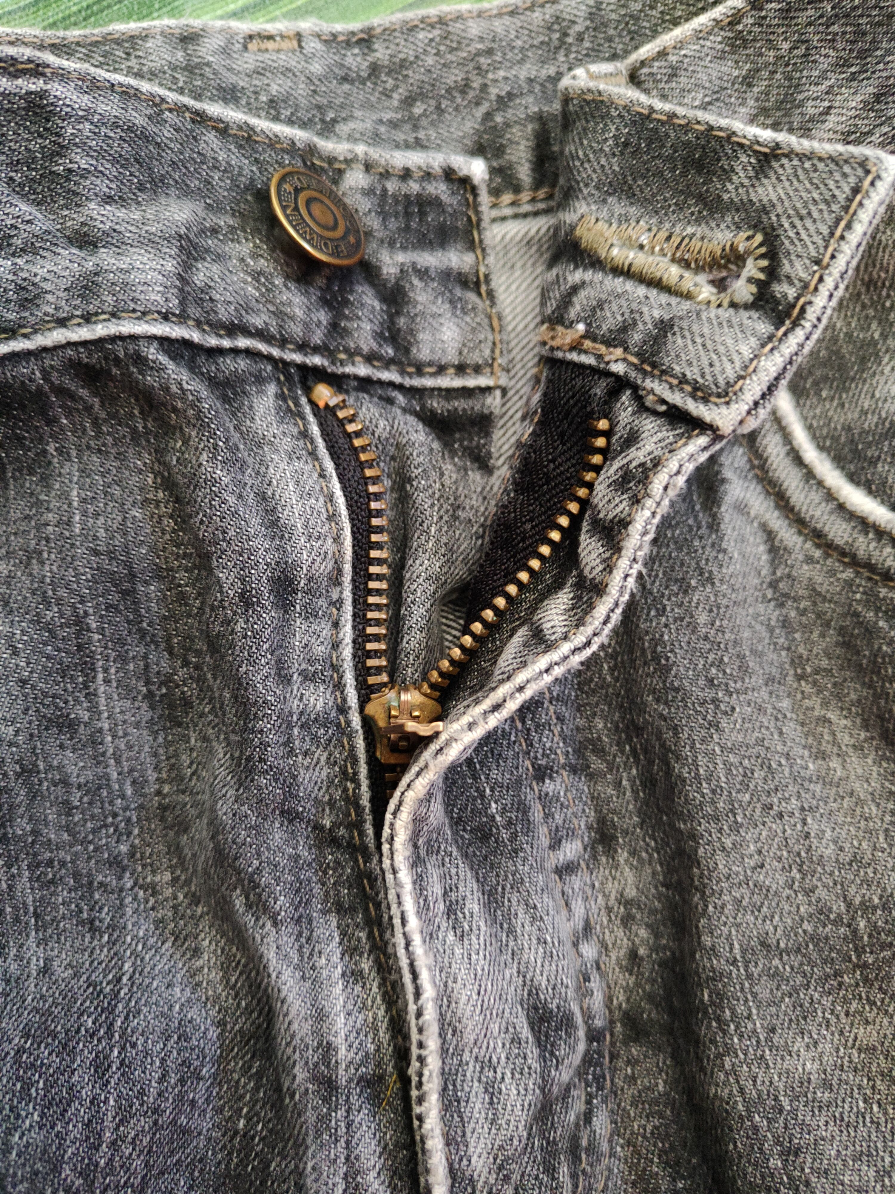 Edwin × Japanese Brand Edwin Faded Distressed Denim #5959 Size US 28 / EU 44 - 13 Thumbnail