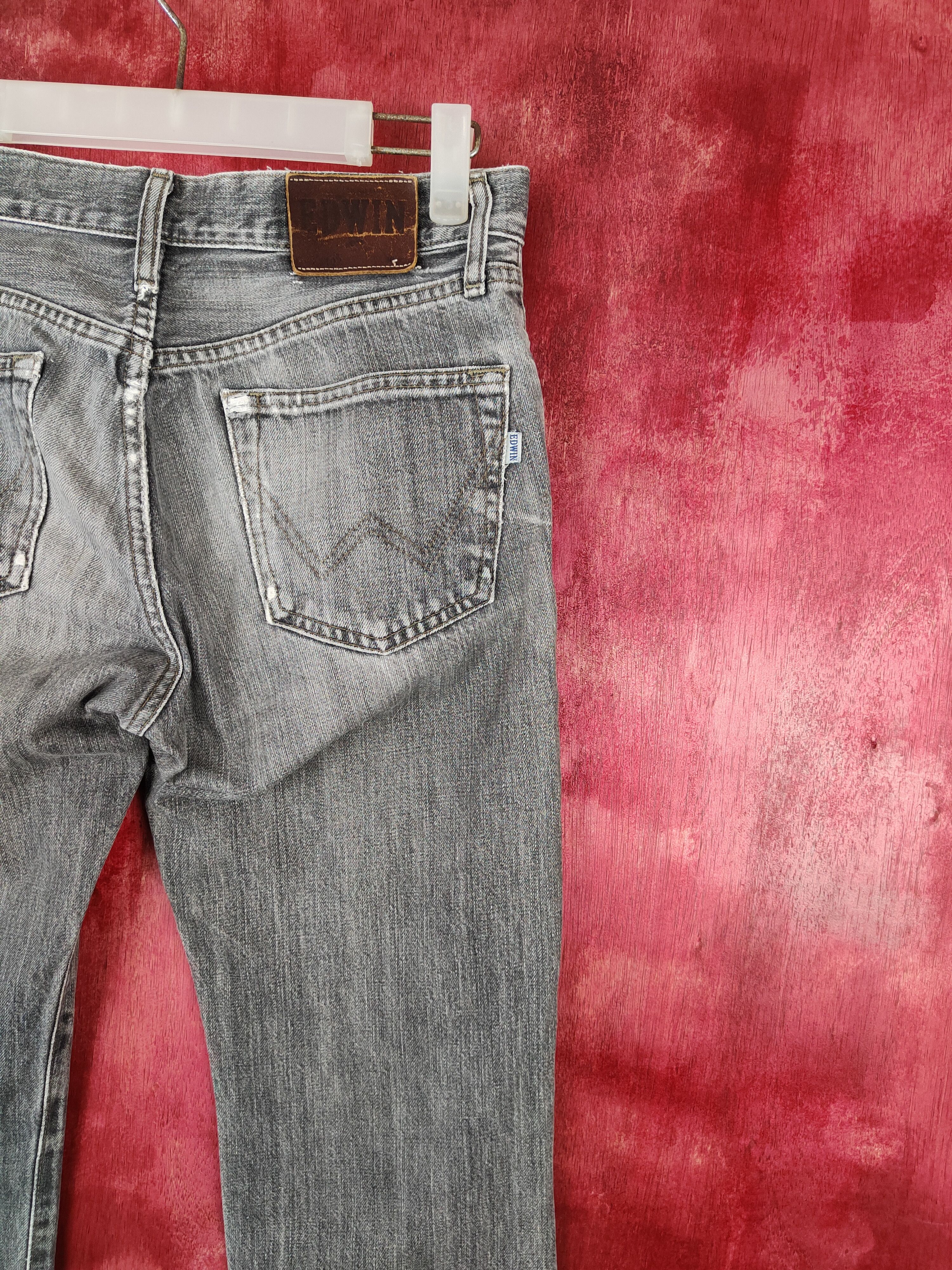 Edwin × Japanese Brand Edwin Faded Distressed Denim #5959 Size US 28 / EU 44 - 11 Thumbnail