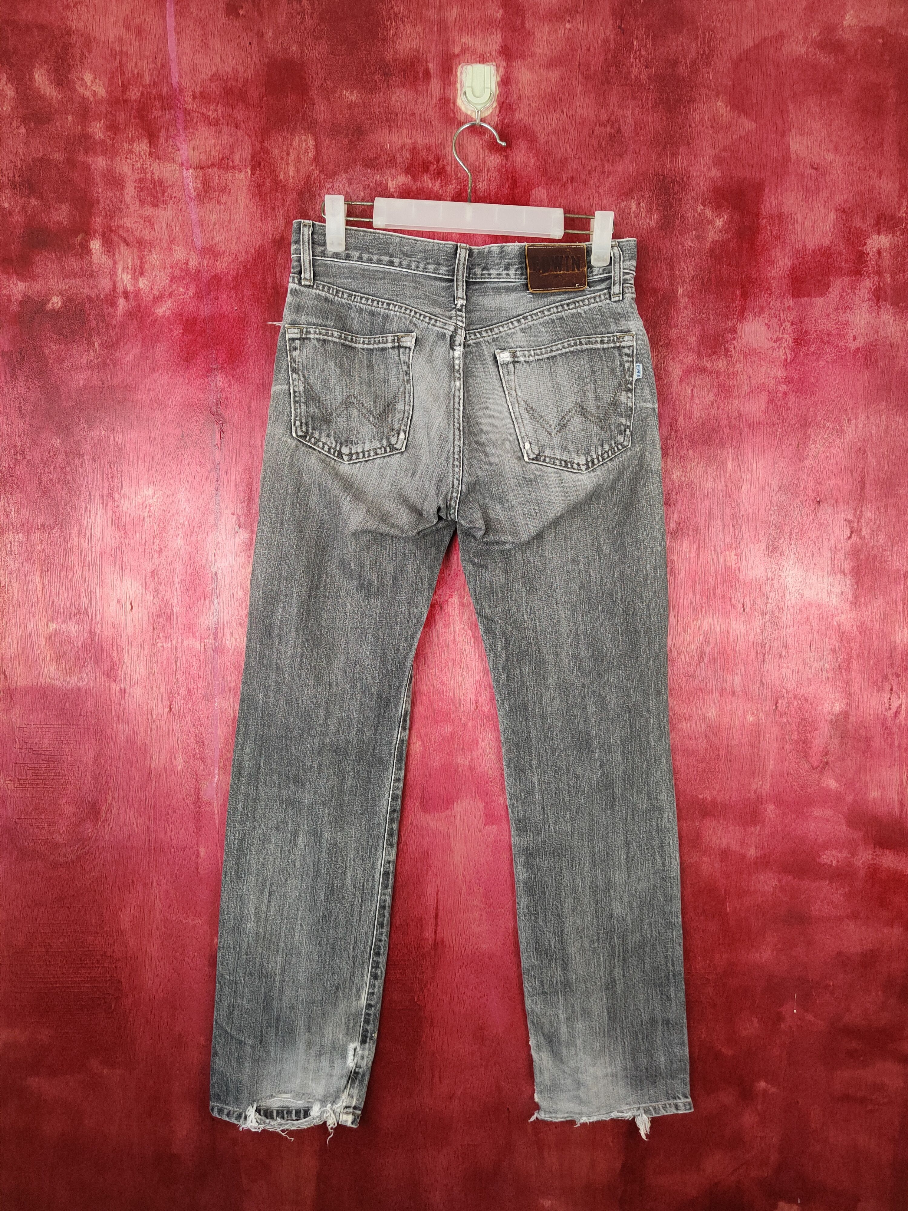 Edwin × Japanese Brand Edwin Faded Distressed Denim #5959 Size US 28 / EU 44 - 7 Thumbnail