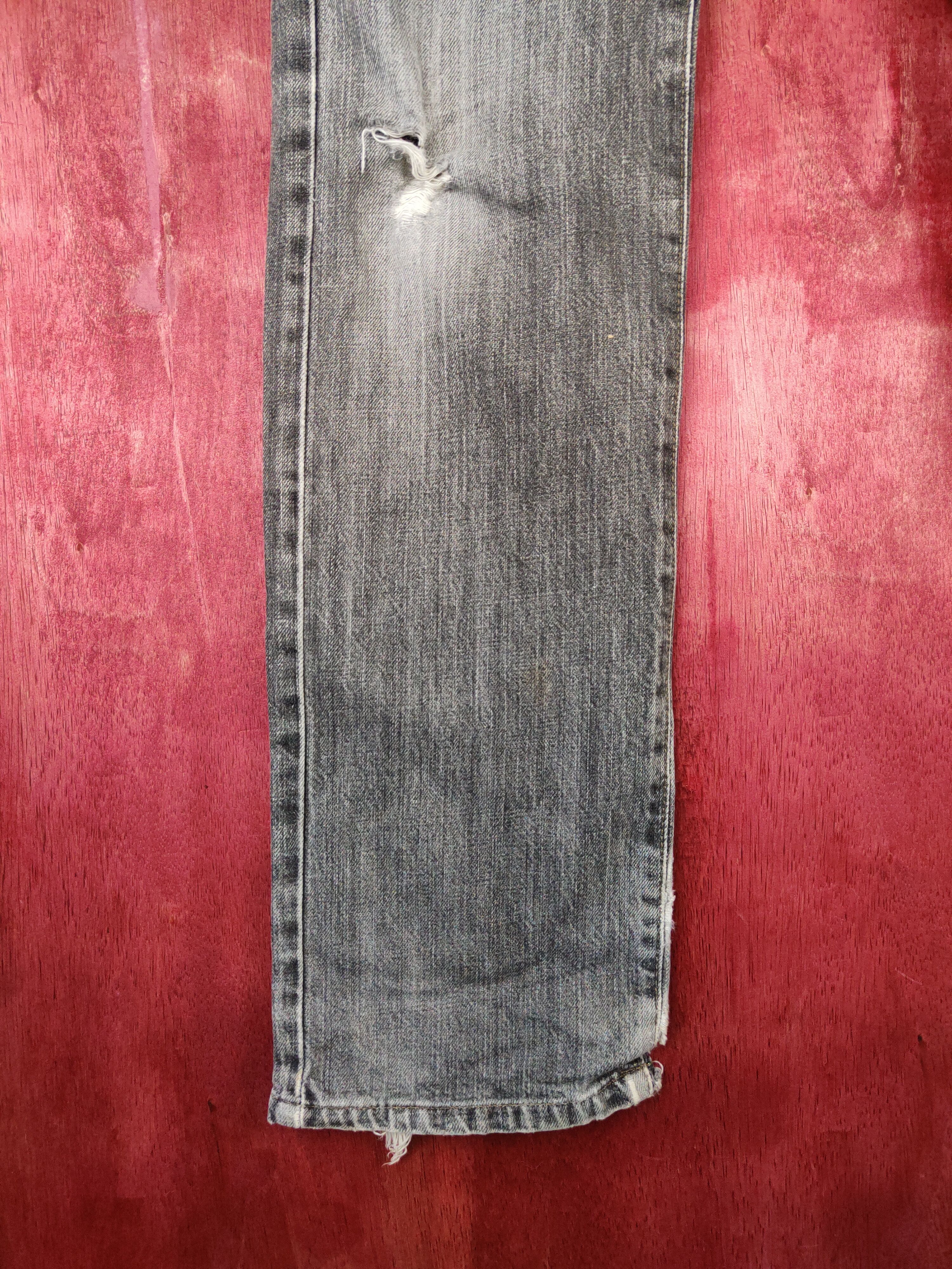Edwin × Japanese Brand Edwin Faded Distressed Denim #5959 Size US 28 / EU 44 - 4 Thumbnail