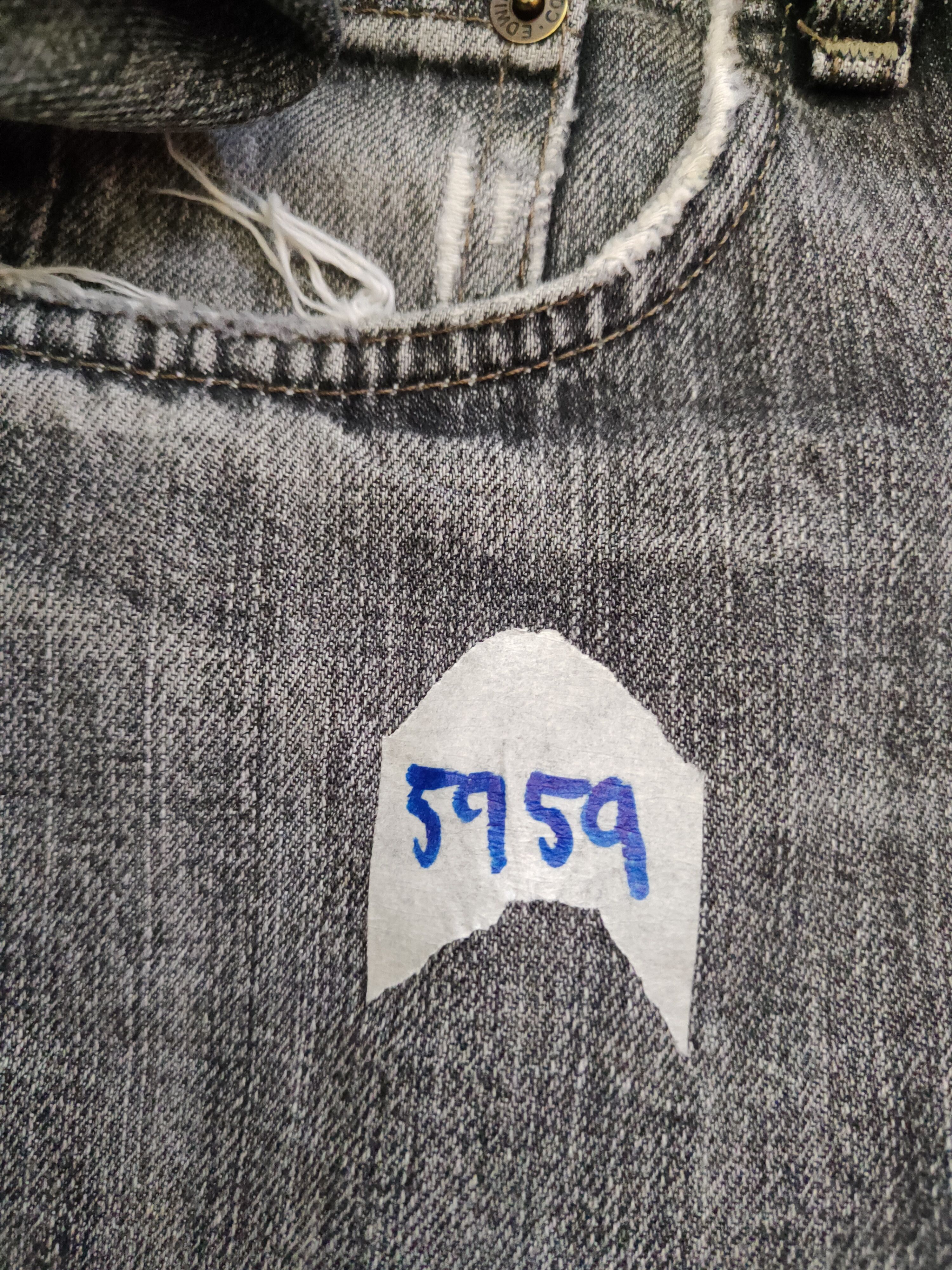 Edwin × Japanese Brand Edwin Faded Distressed Denim #5959 Size US 28 / EU 44 - 16 Thumbnail