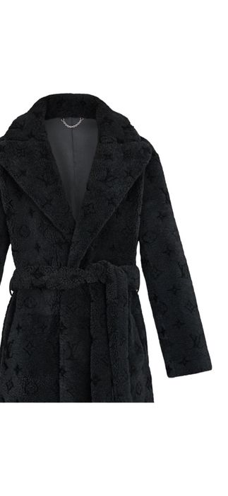 Louis vuitton shearling hot sale coat