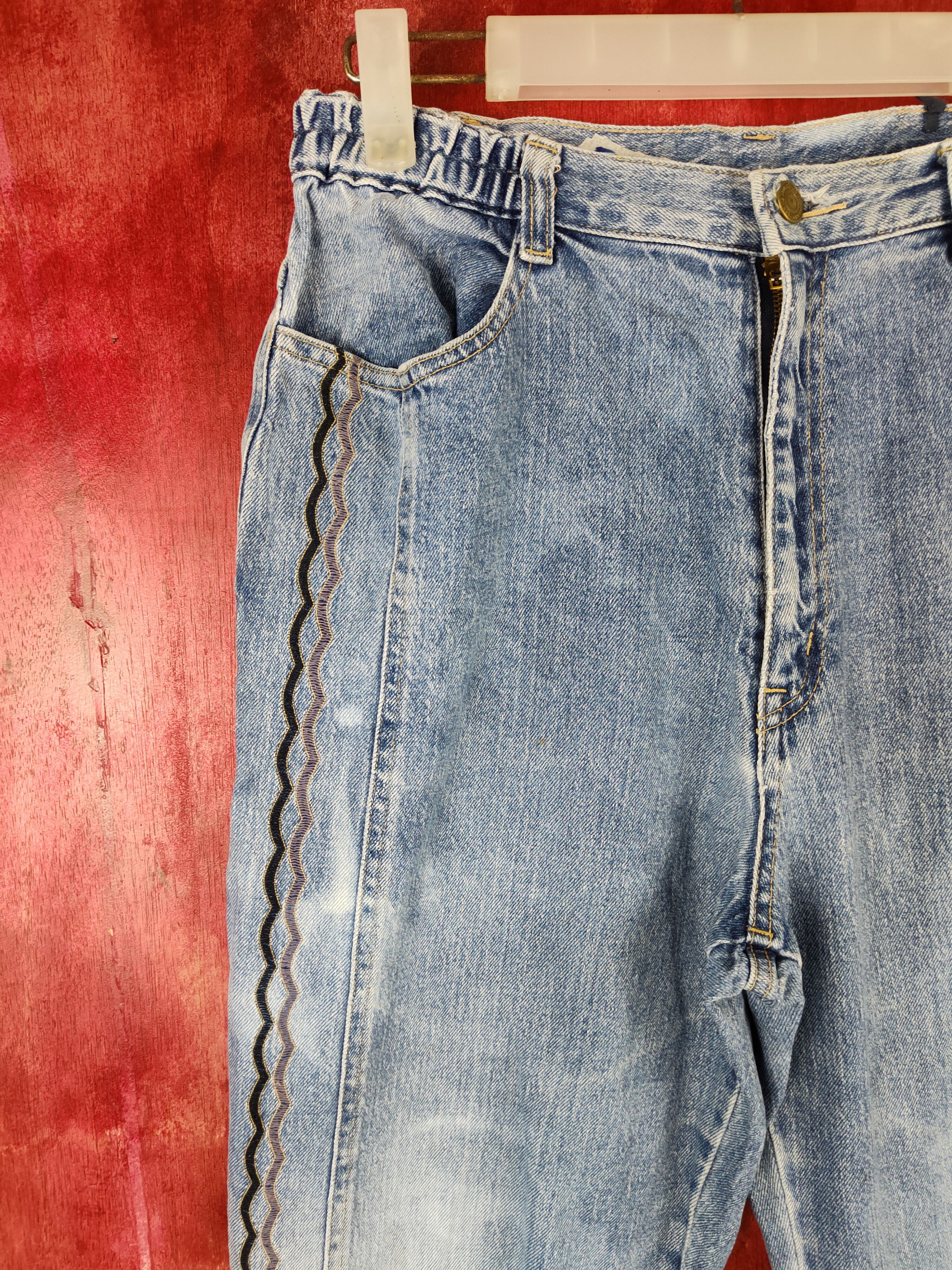 Japanese Brand × Vintage Full Heart®-New American Blue vintage Pants Denim #5955 Size 26" / US 2 / IT 38 - 3 Thumbnail