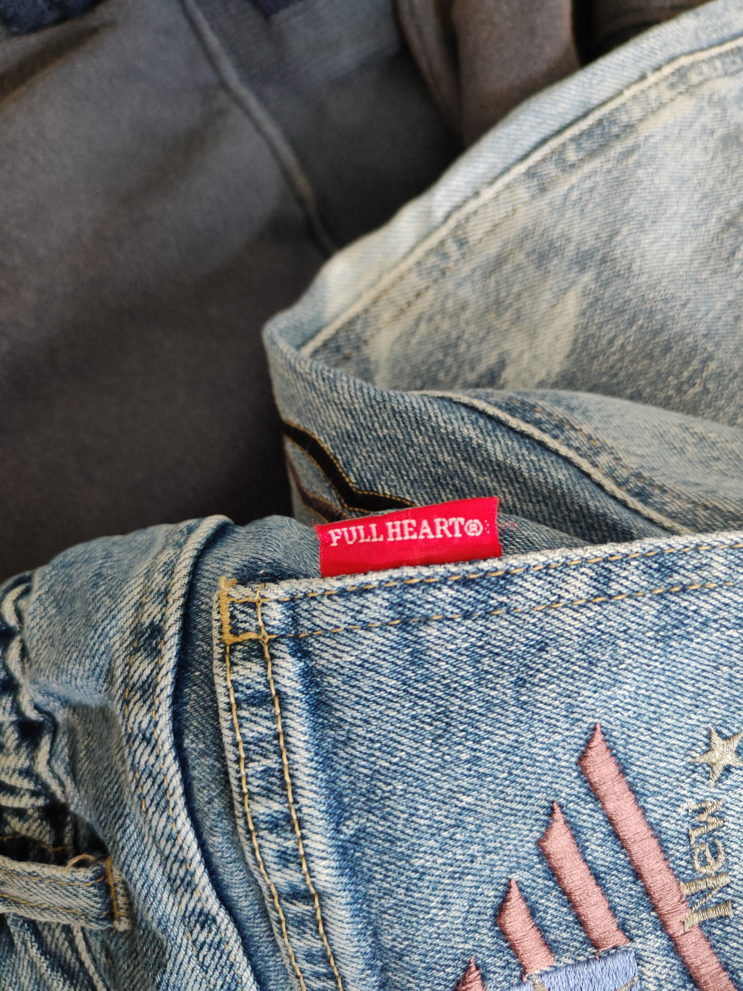 Japanese Brand × Vintage Full Heart®-New American Blue vintage Pants Denim #5955 Size 26" / US 2 / IT 38 - 15 Thumbnail