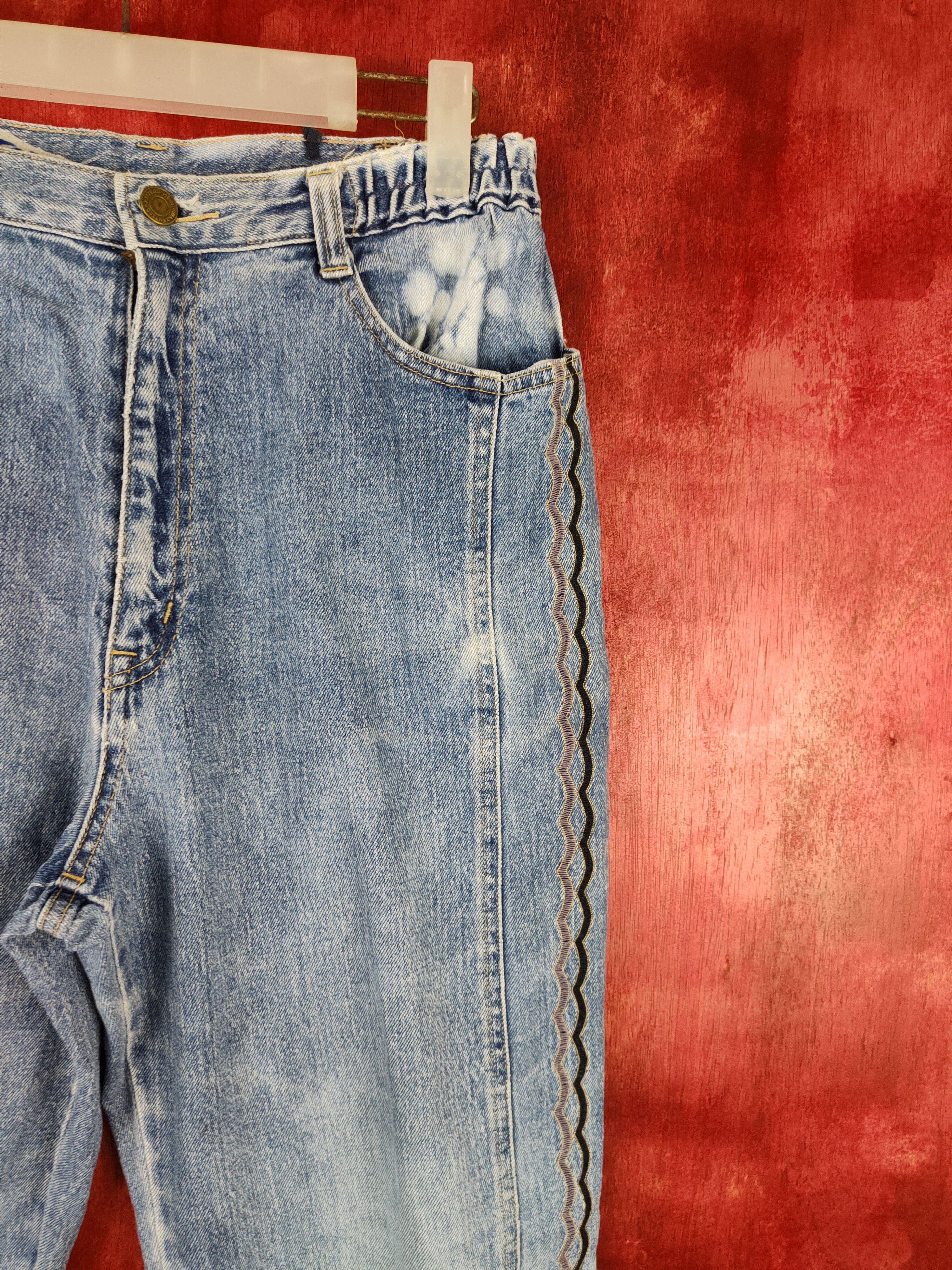 Japanese Brand × Vintage Full Heart®-New American Blue vintage Pants Denim #5955 Size 26" / US 2 / IT 38 - 5 Thumbnail