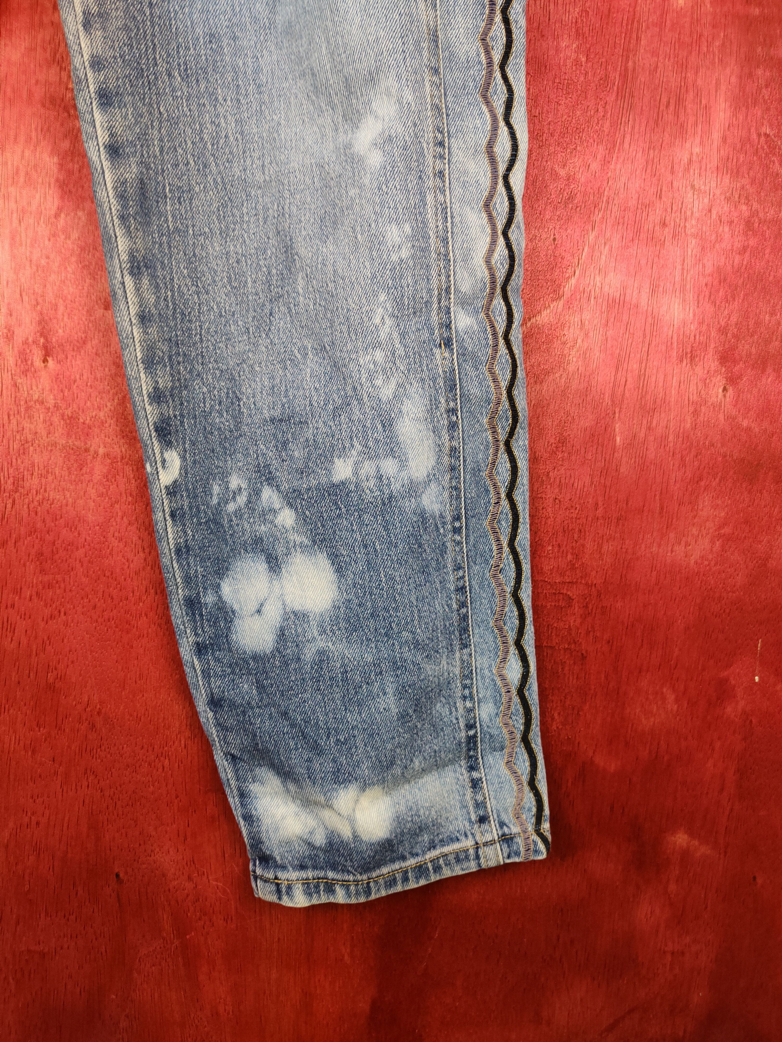 Japanese Brand × Vintage Full Heart®-New American Blue vintage Pants Denim #5955 Size 26" / US 2 / IT 38 - 6 Thumbnail