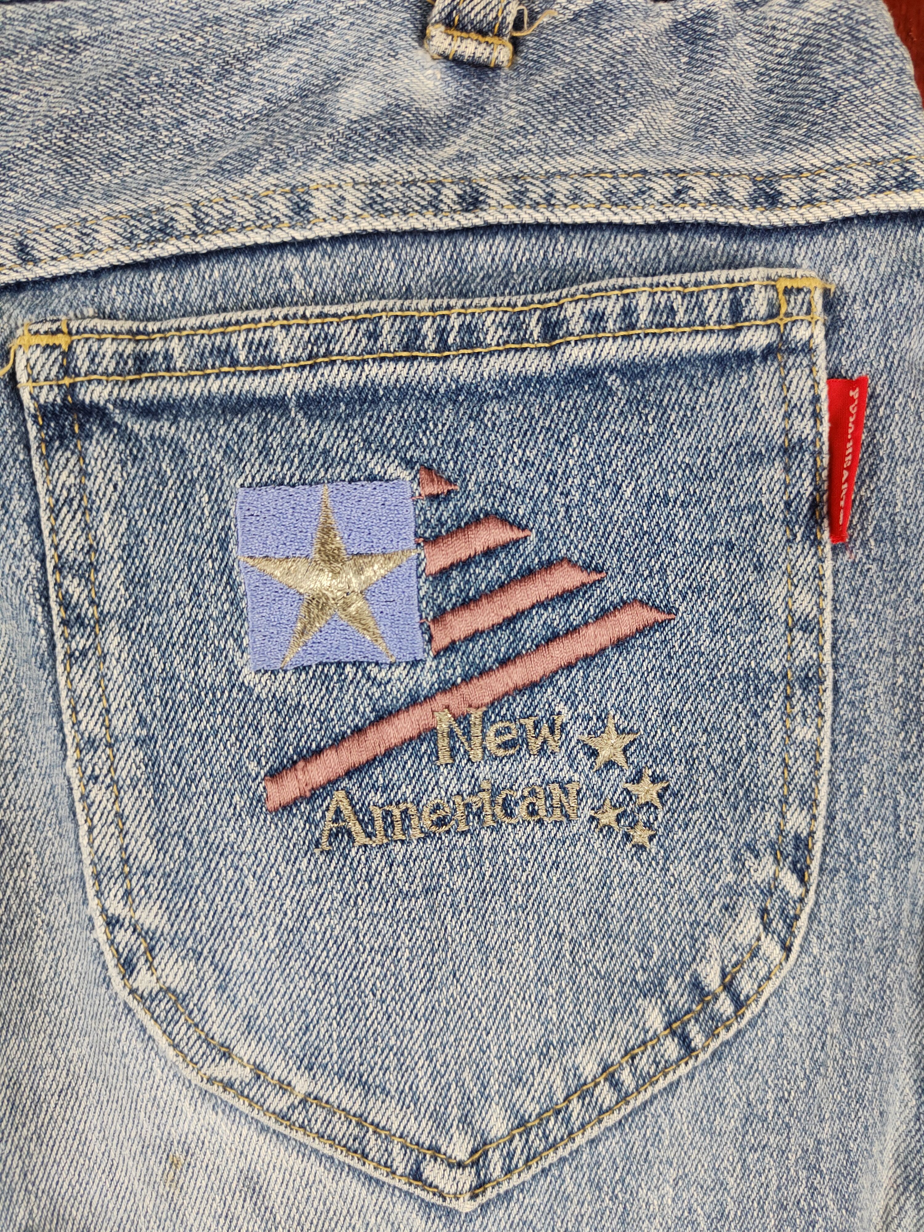 Japanese Brand × Vintage Full Heart®-New American Blue vintage Pants Denim #5955 Size 26" / US 2 / IT 38 - 10 Thumbnail