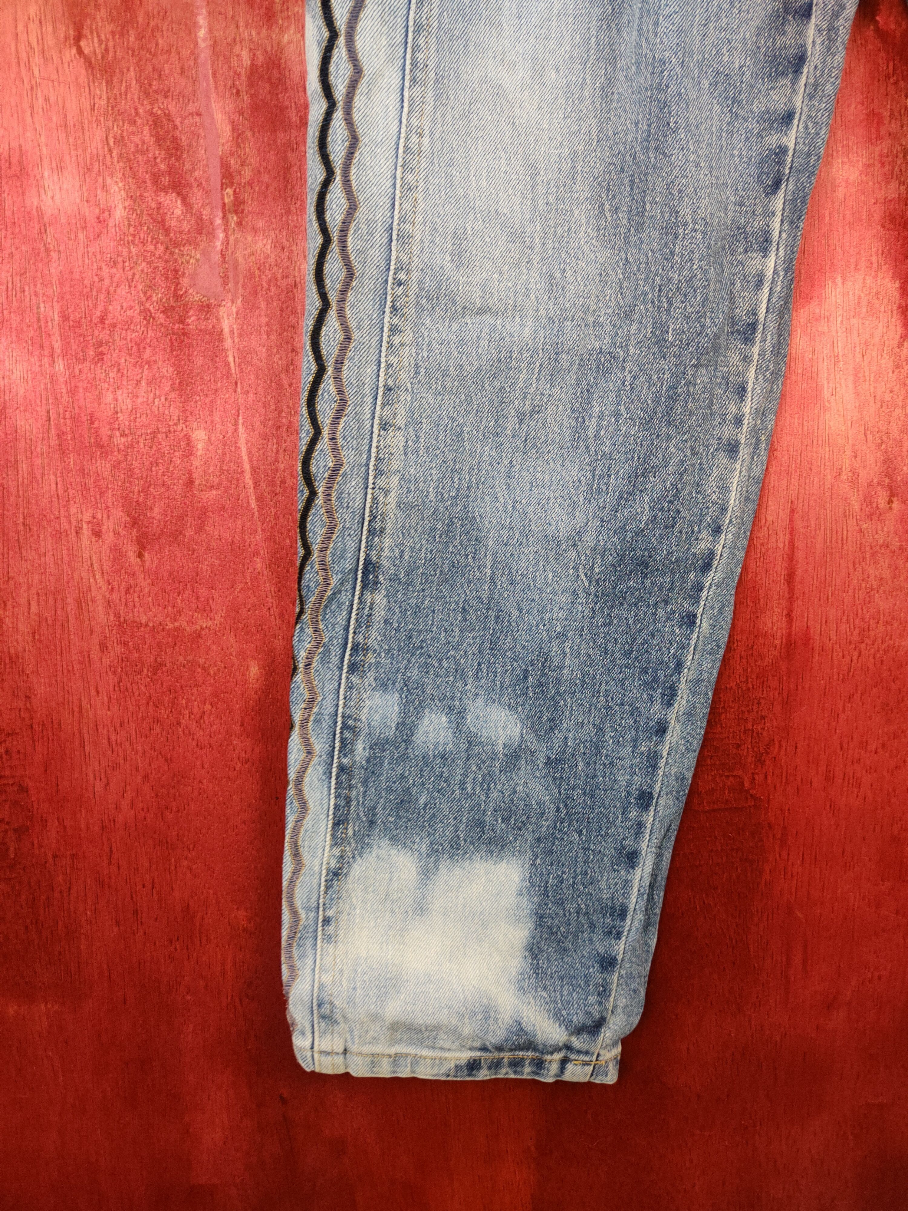 Japanese Brand × Vintage Full Heart®-New American Blue vintage Pants Denim #5955 Size 26" / US 2 / IT 38 - 4 Thumbnail