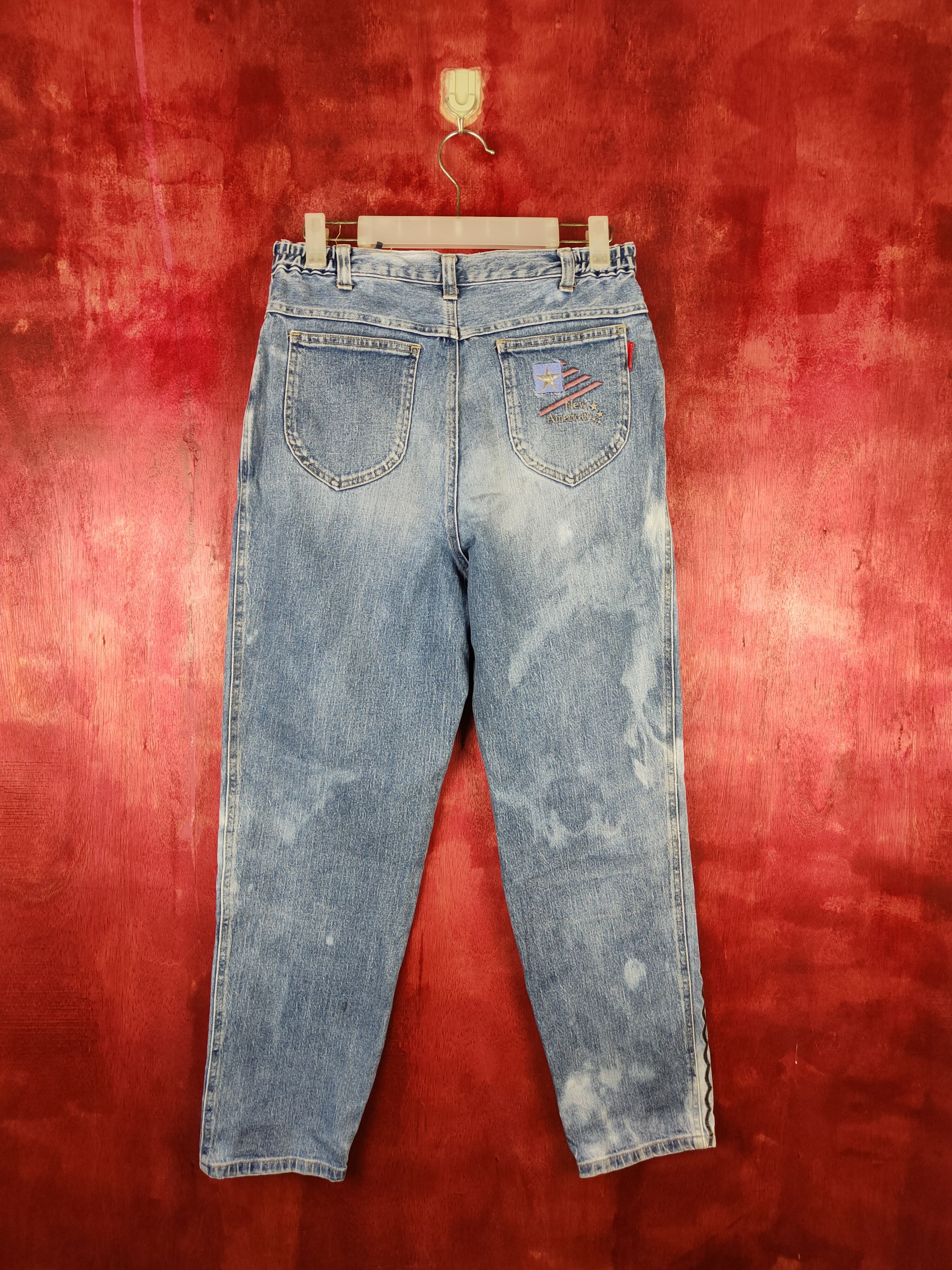 Japanese Brand × Vintage Full Heart®-New American Blue vintage Pants Denim #5955 Size 26" / US 2 / IT 38 - 7 Thumbnail