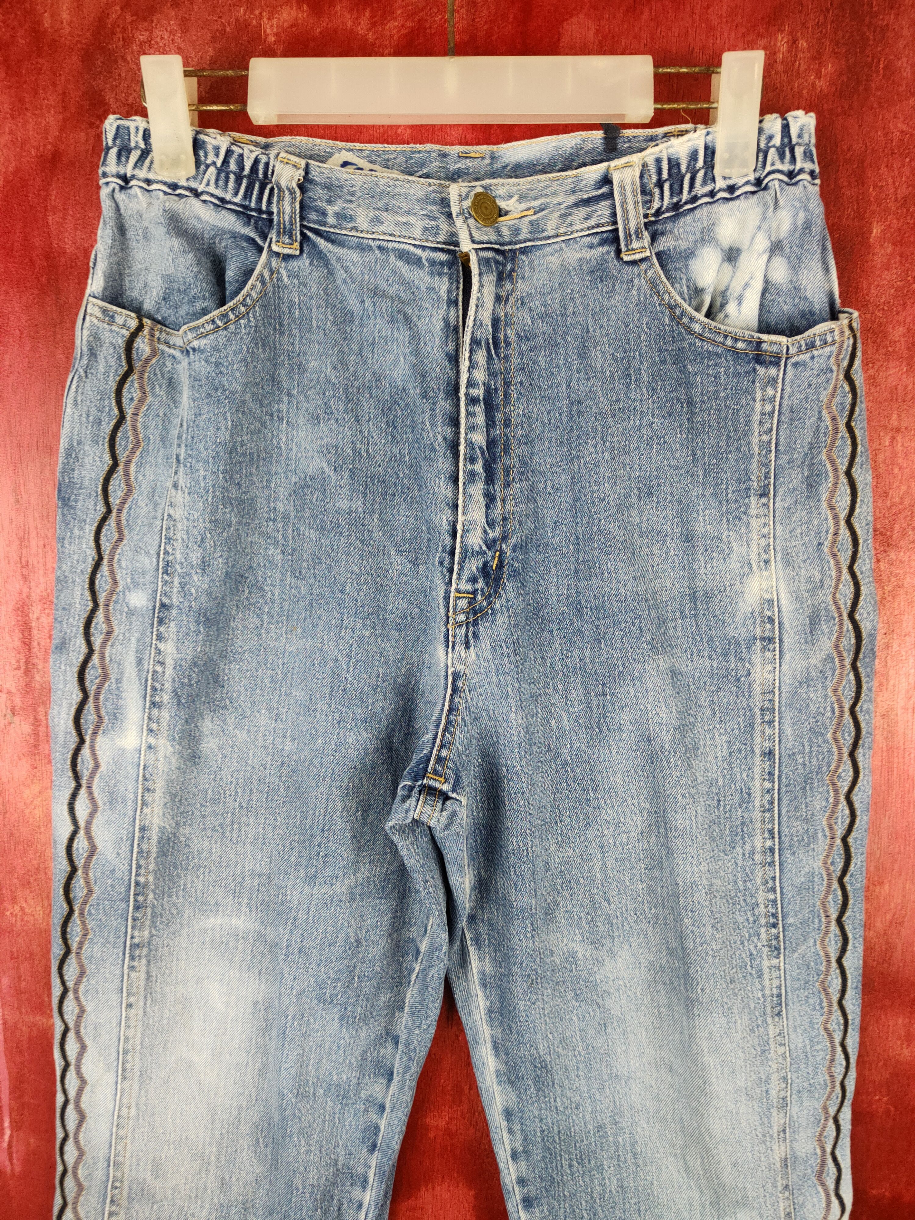 Japanese Brand × Vintage Full Heart®-New American Blue vintage Pants Denim #5955 Size 26" / US 2 / IT 38 - 2 Thumbnail