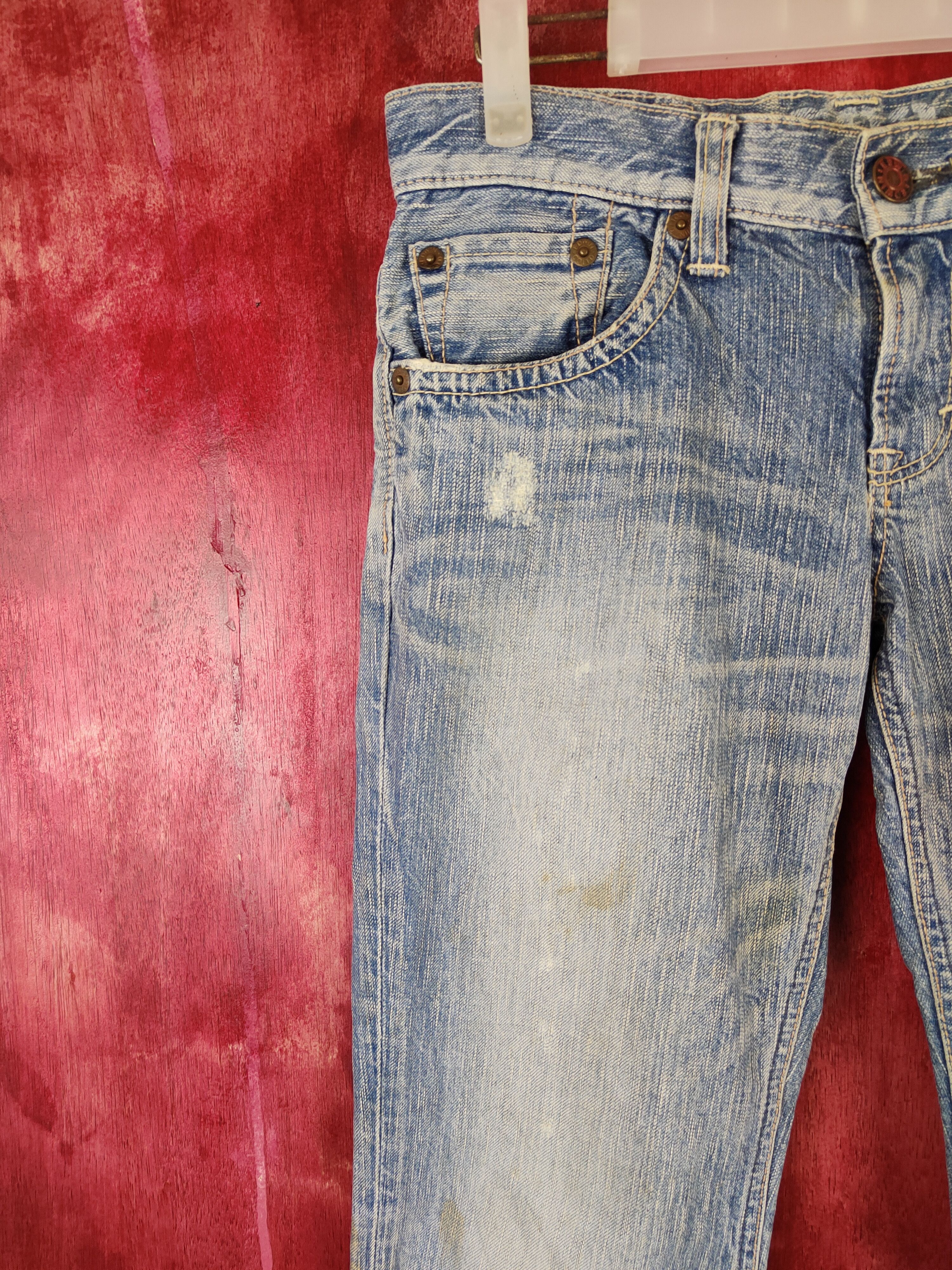 Edwin × Japanese Brand Edwin-Blue Trip Blue faded jeans Pants Denim #5944 Size 29" - 4 Thumbnail