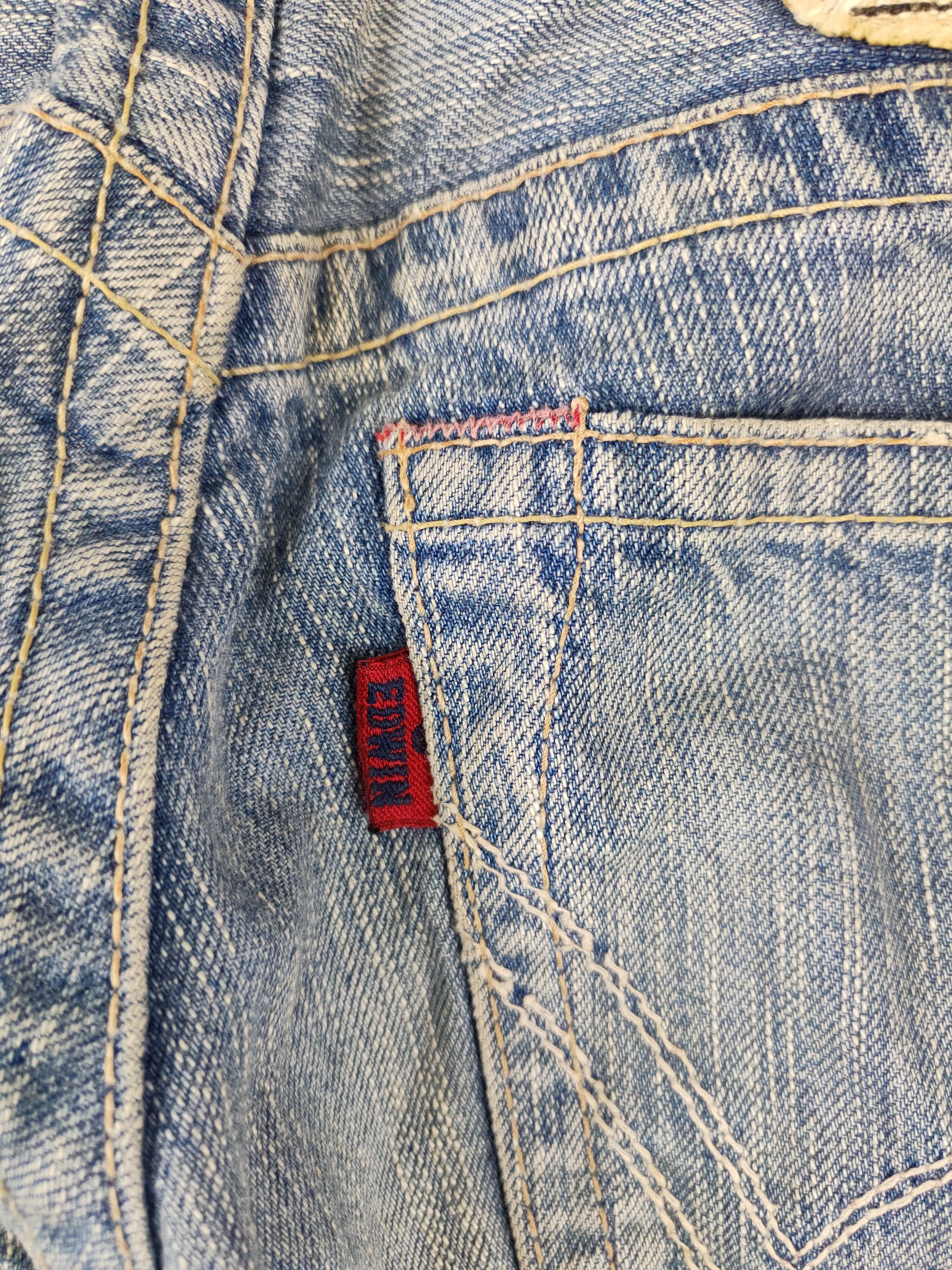Edwin × Japanese Brand Edwin-Blue Trip Blue faded jeans Pants Denim #5944 Size 29" - 11 Thumbnail