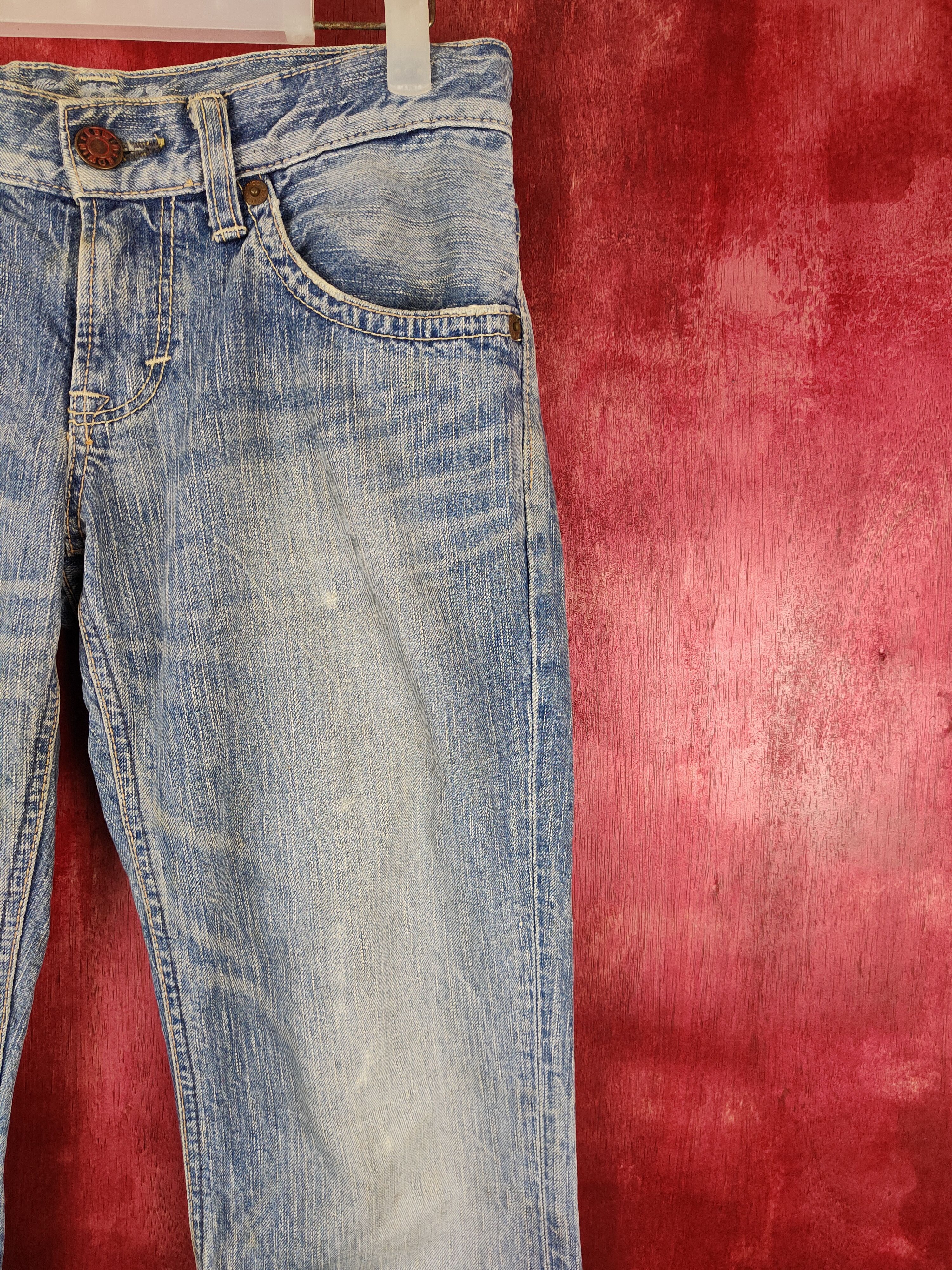 Edwin × Japanese Brand Edwin-Blue Trip Blue faded jeans Pants Denim #5944 Size 29" - 6 Thumbnail