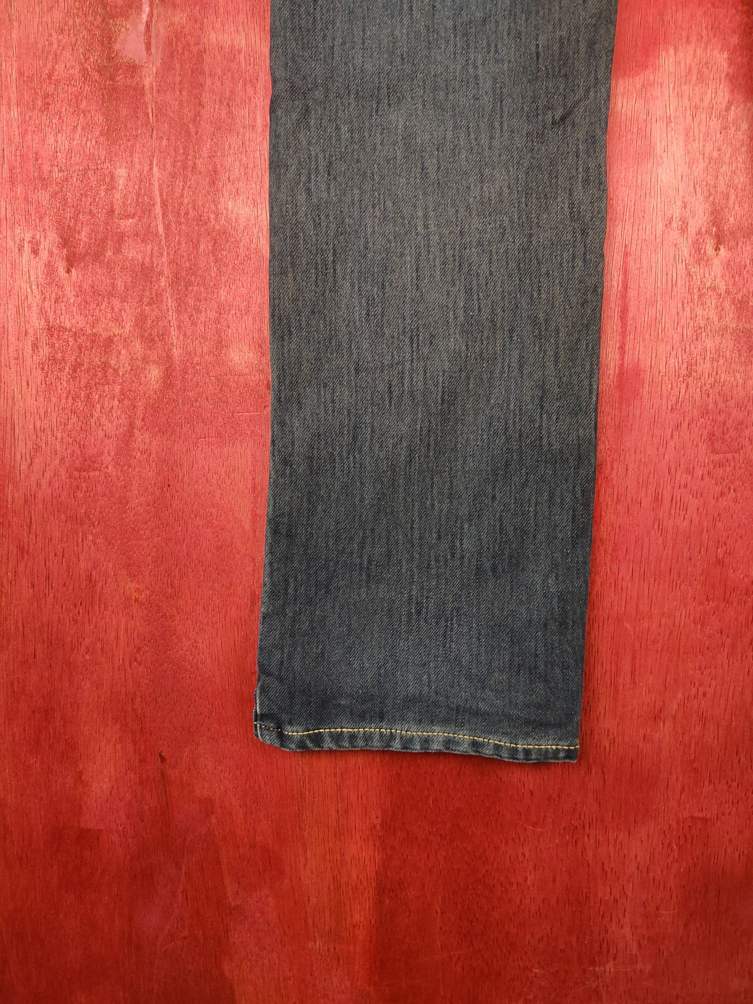 Edwin × Japanese Brand Edwin Dark Blue faded jeans Pants Denim #5950 Size 29" - 9 Thumbnail