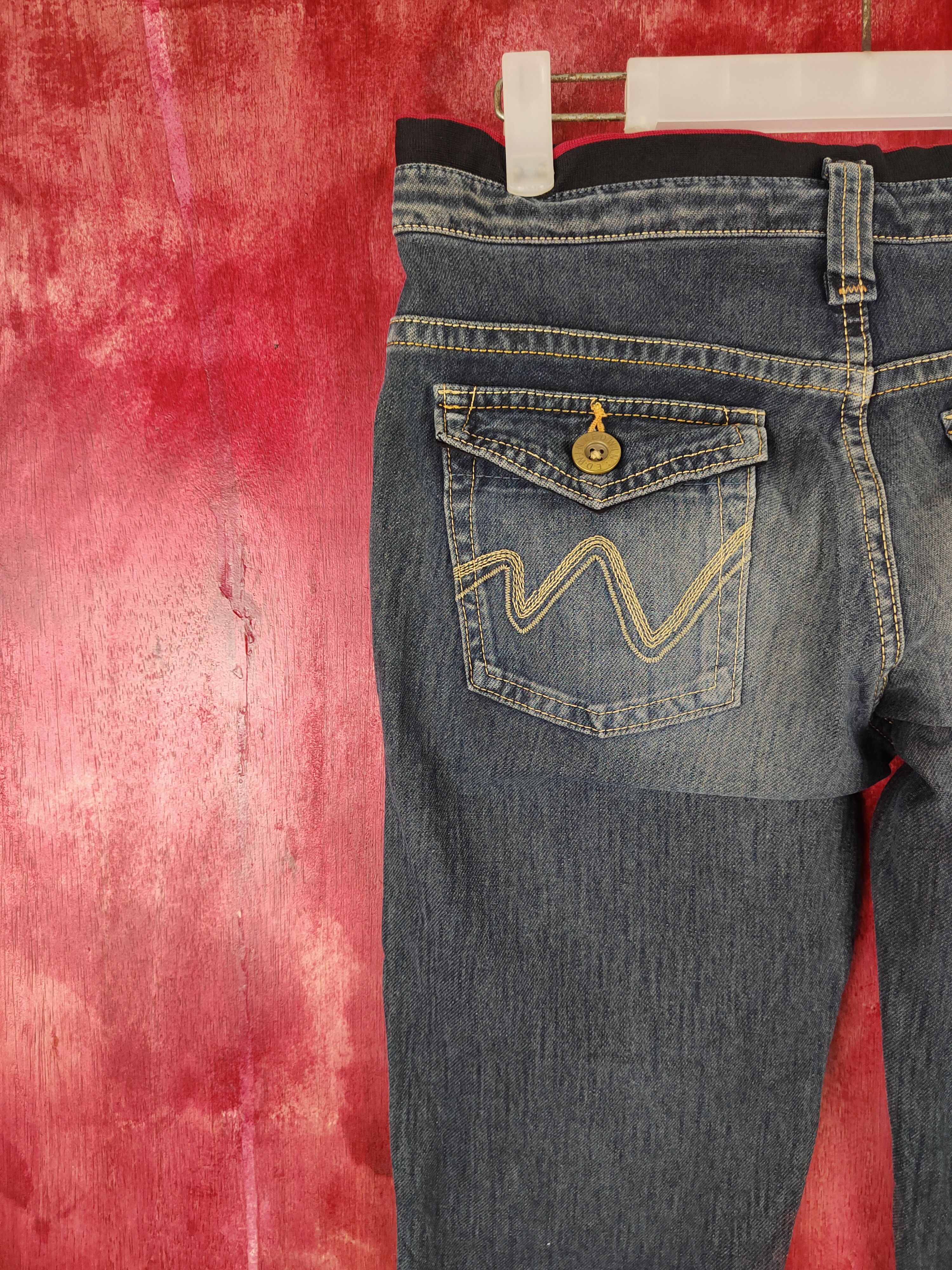 Edwin × Japanese Brand Edwin Dark Blue faded jeans Pants Denim #5950 Size 29" - 8 Thumbnail