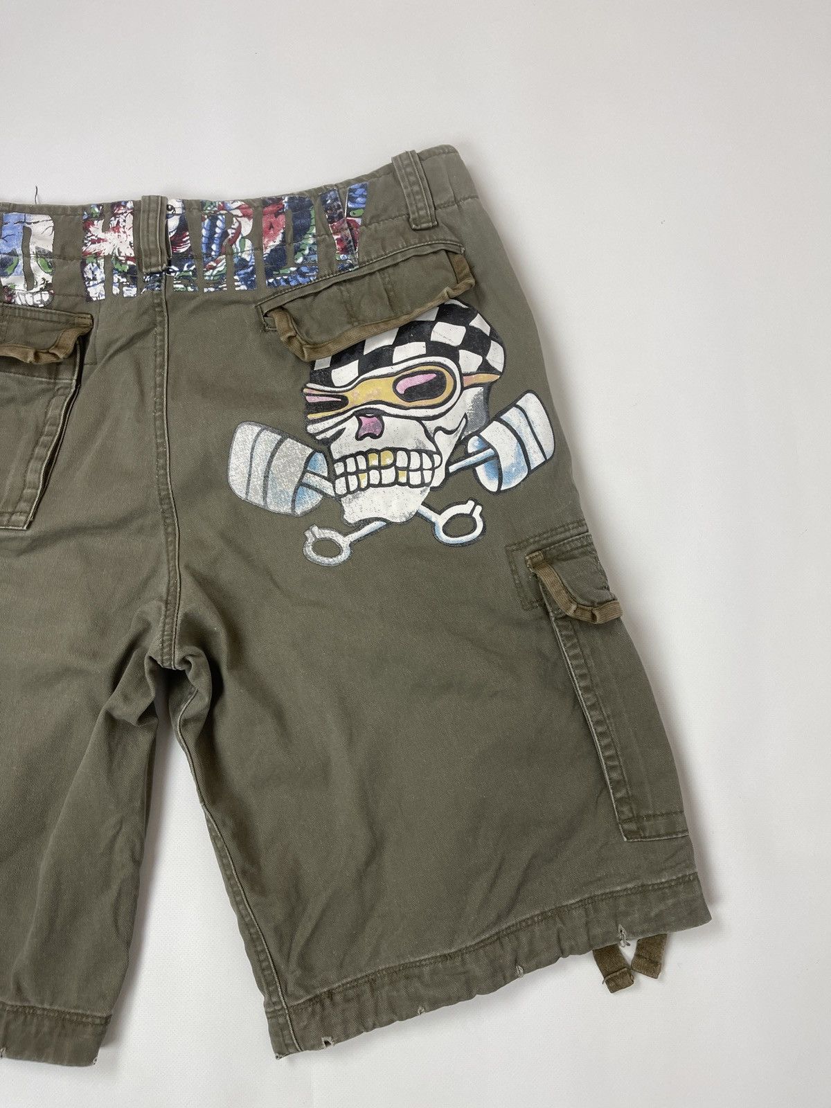 Ed Hardy × Vintage Ed Hardy vintage drill big logo grasp print embroidered Size US 36 / EU 52 - 13 Thumbnail