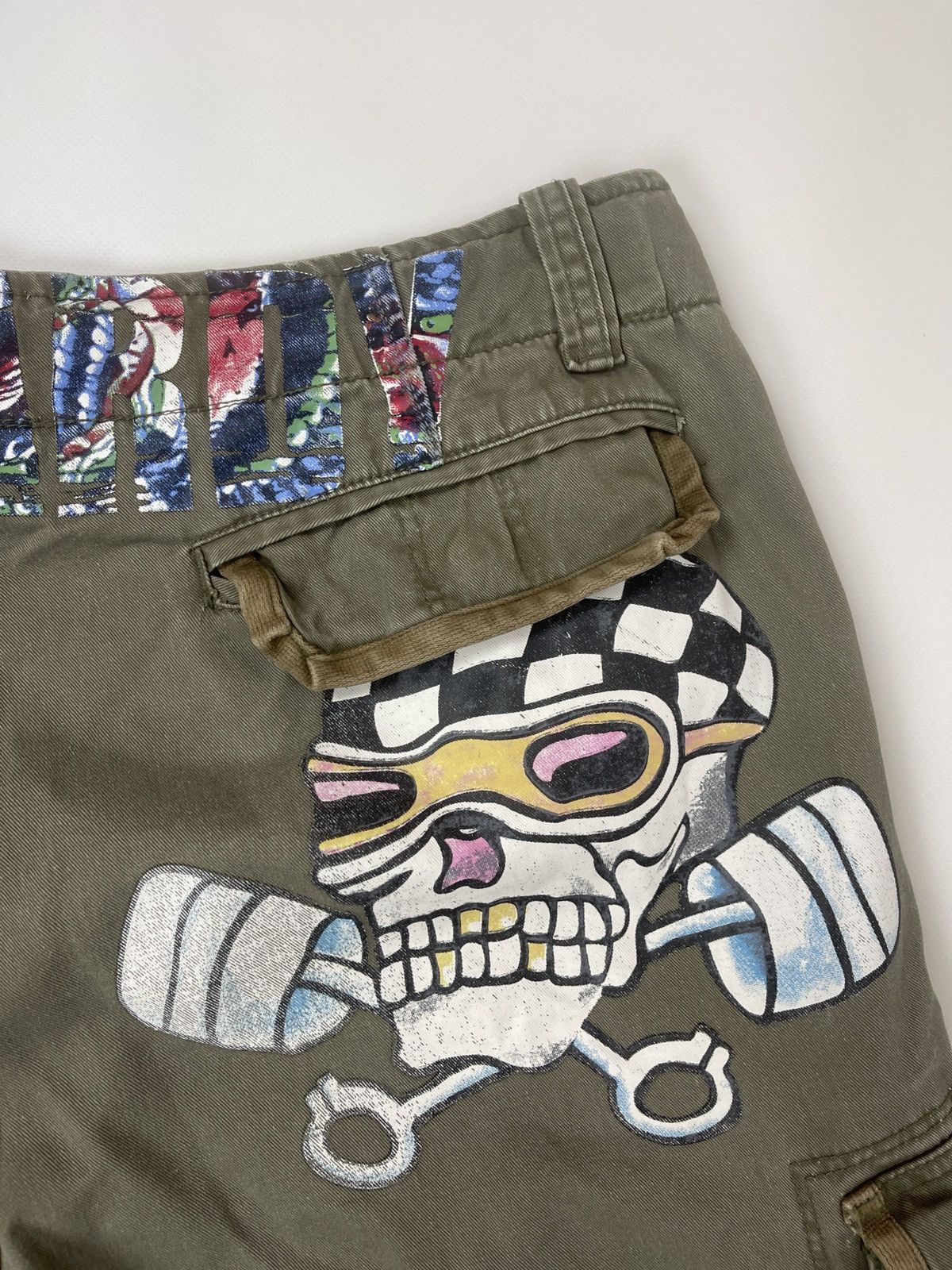 Ed Hardy × Vintage Ed Hardy vintage drill big logo grasp print embroidered Size US 36 / EU 52 - 14 Thumbnail