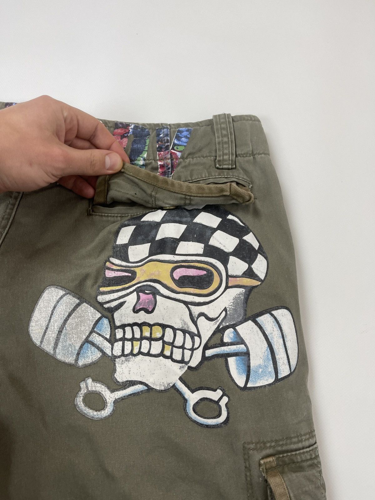 Ed Hardy × Vintage Ed Hardy vintage drill big logo grasp print embroidered Size US 36 / EU 52 - 15 Thumbnail