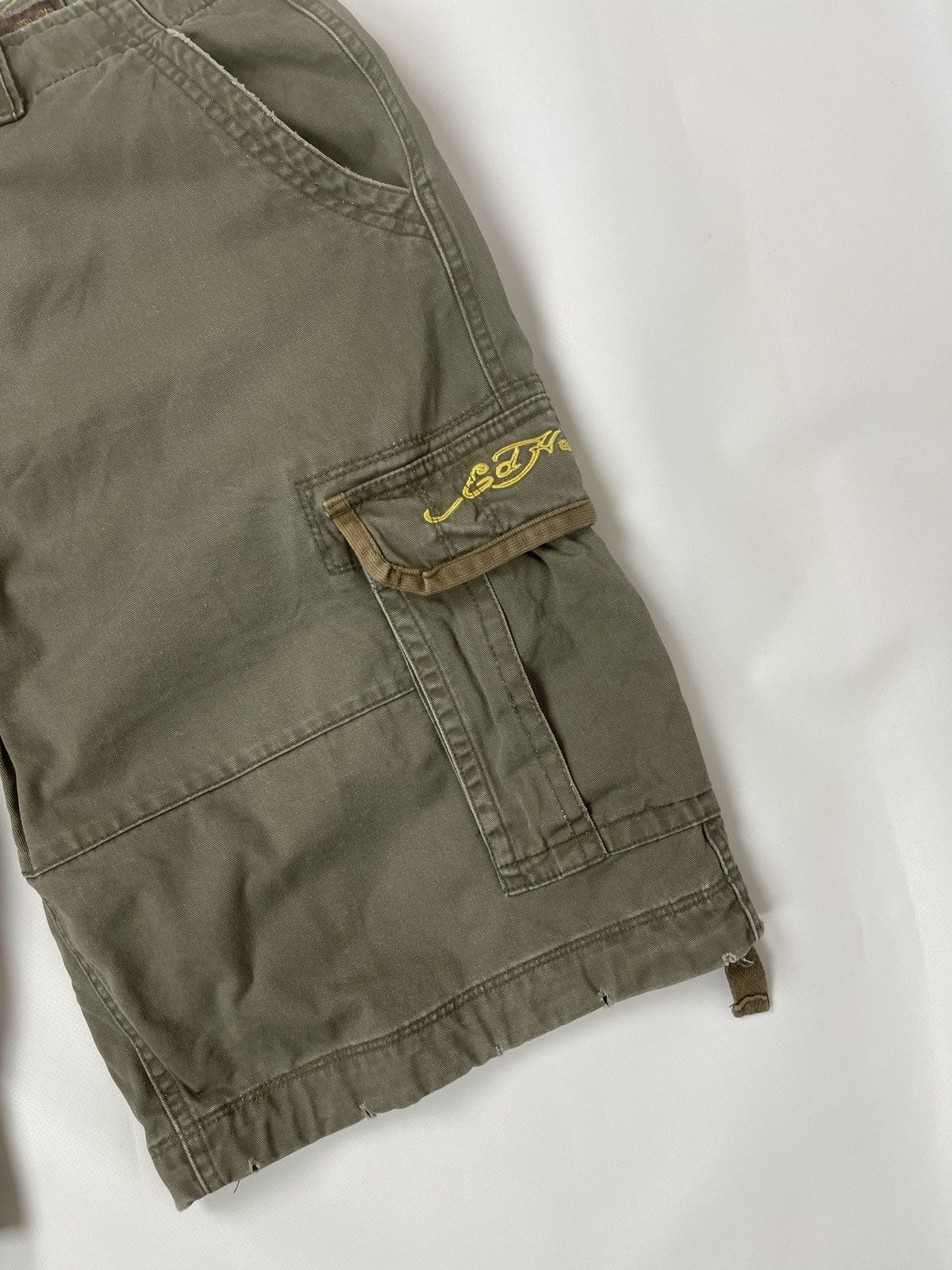 Ed Hardy × Vintage Ed Hardy vintage drill big logo grasp print embroidered Size US 36 / EU 52 - 6 Thumbnail
