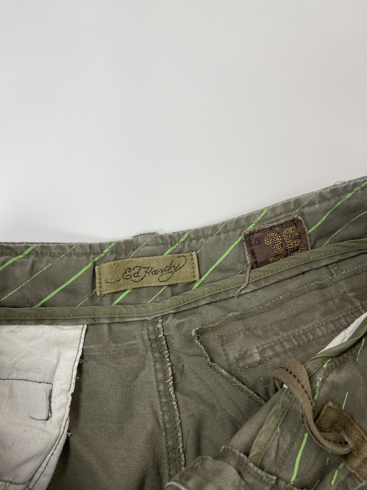 Ed Hardy × Vintage Ed Hardy vintage drill big logo grasp print embroidered Size US 36 / EU 52 - 10 Thumbnail