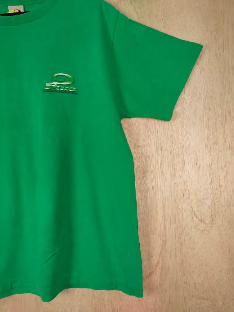 Japanese Brand DL Piko surf green Tshirt #2755 Size US L / EU 52-54 / 3 - 10 Thumbnail
