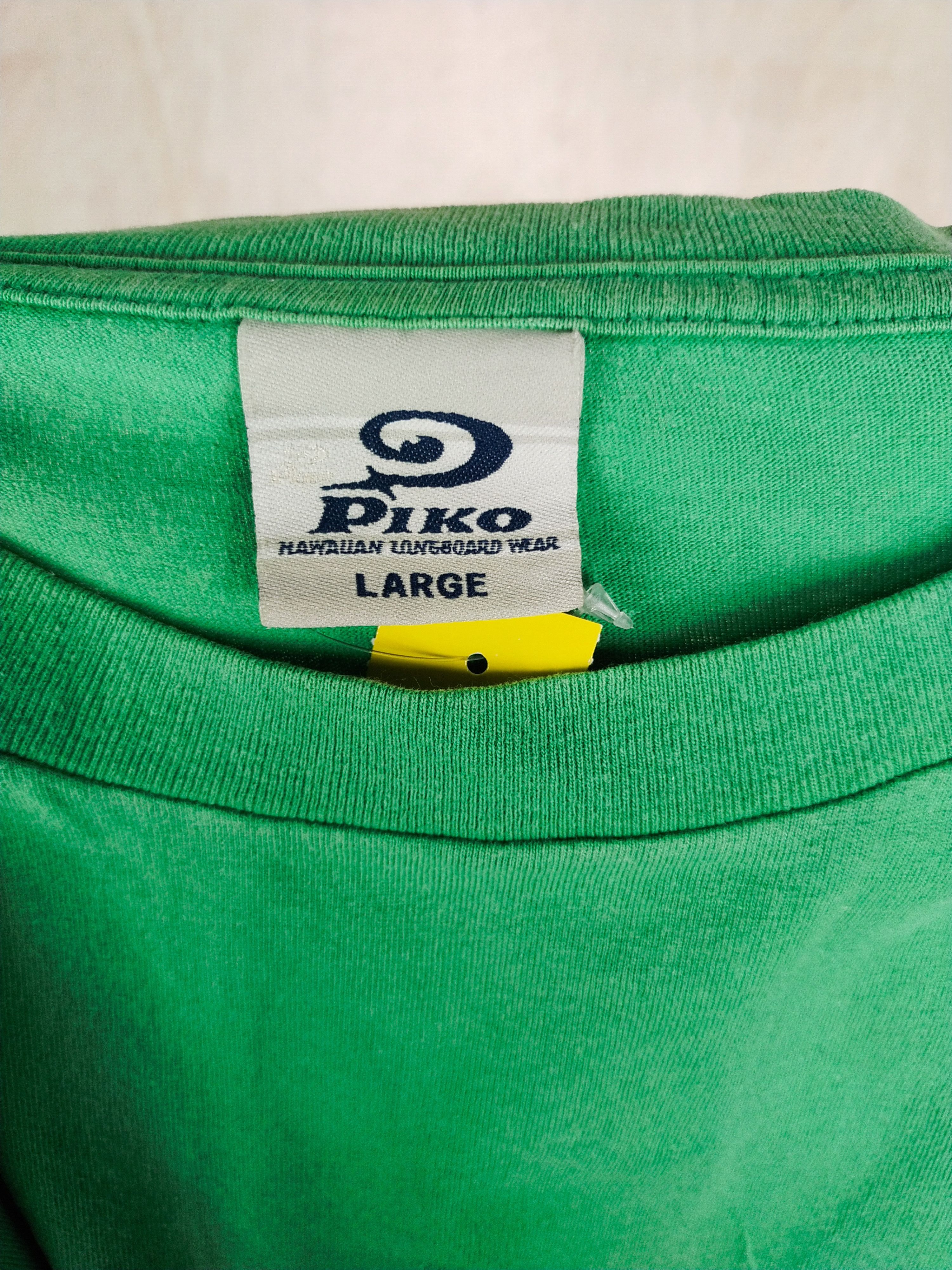 Japanese Brand DL Piko surf green Tshirt #2755 Size US L / EU 52-54 / 3 - 5 Thumbnail