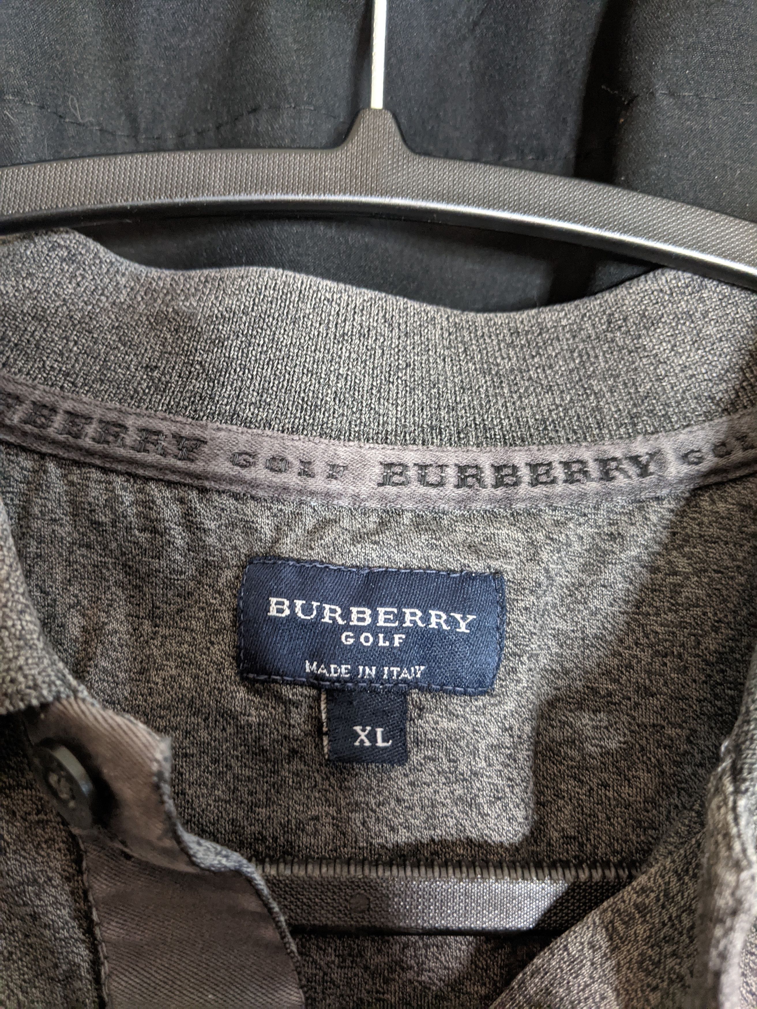 Burberry Golf gray logo polo shirt Italy XL Size US XL / EU 56 / 4 - 4 Thumbnail